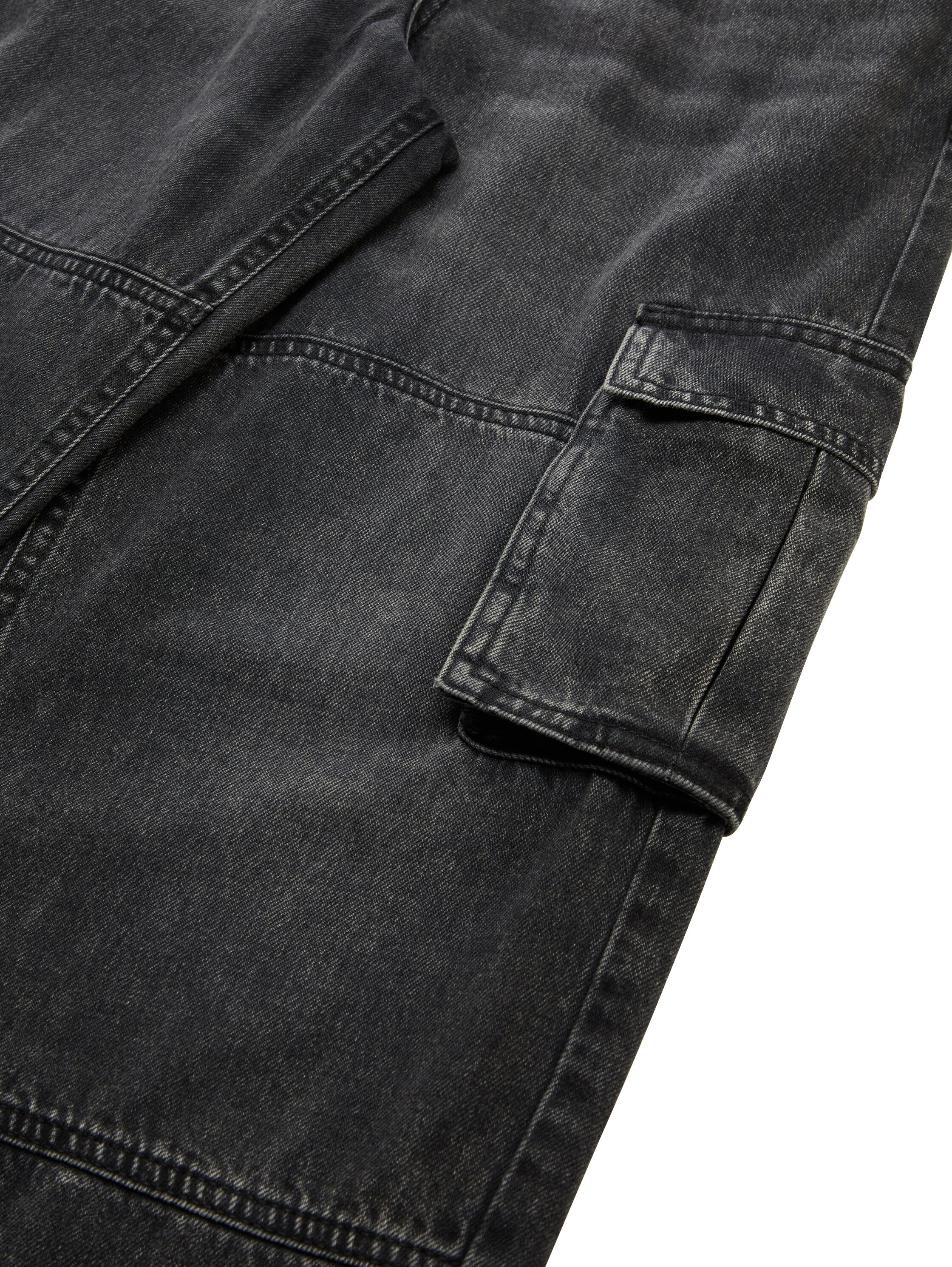 Tom Tailor Denim Male Kinder Cargo Jeans mit elastischem Bund