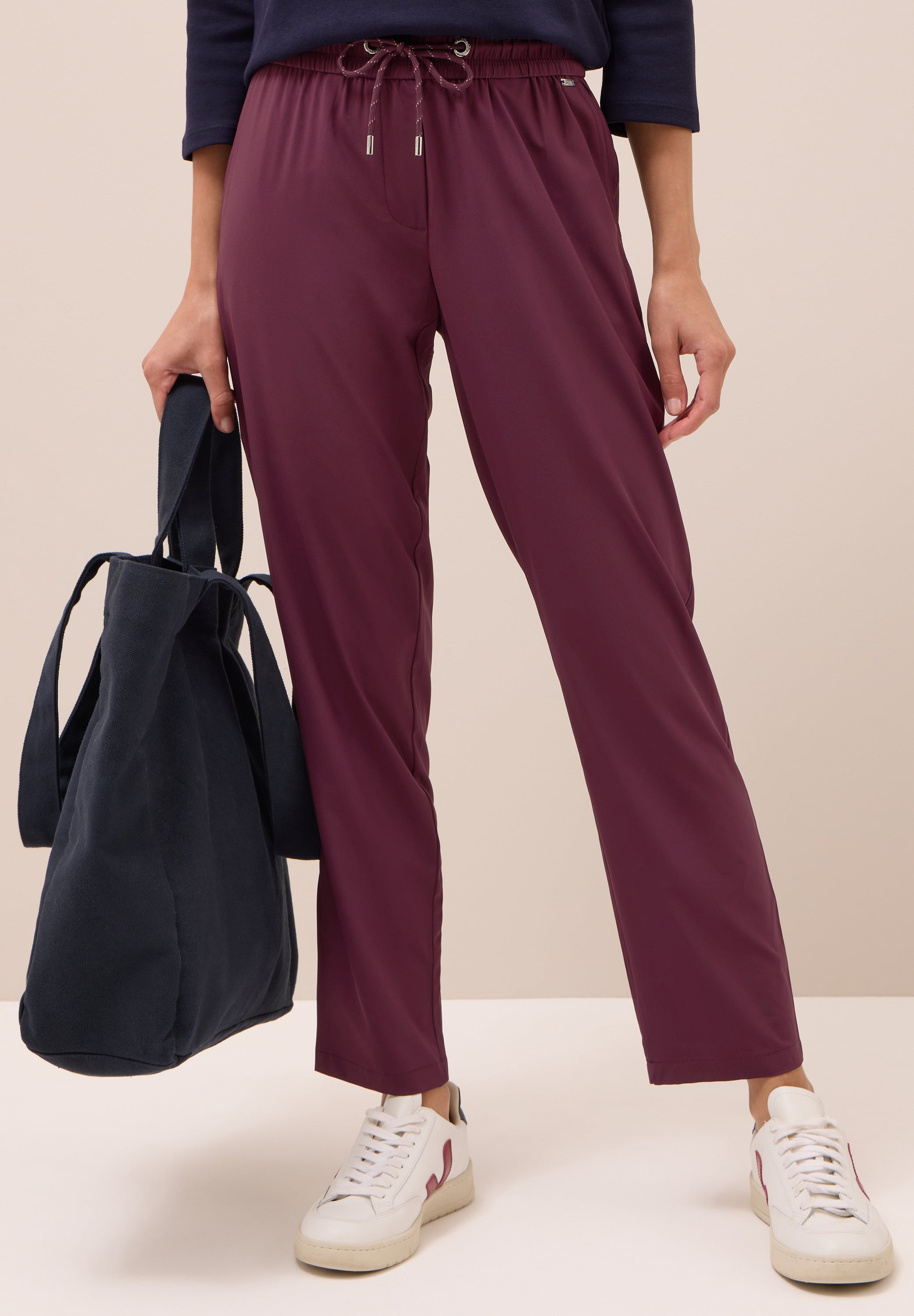 CECIL Hose Tracey Damen Bequeme Mid Waist Slim Fit