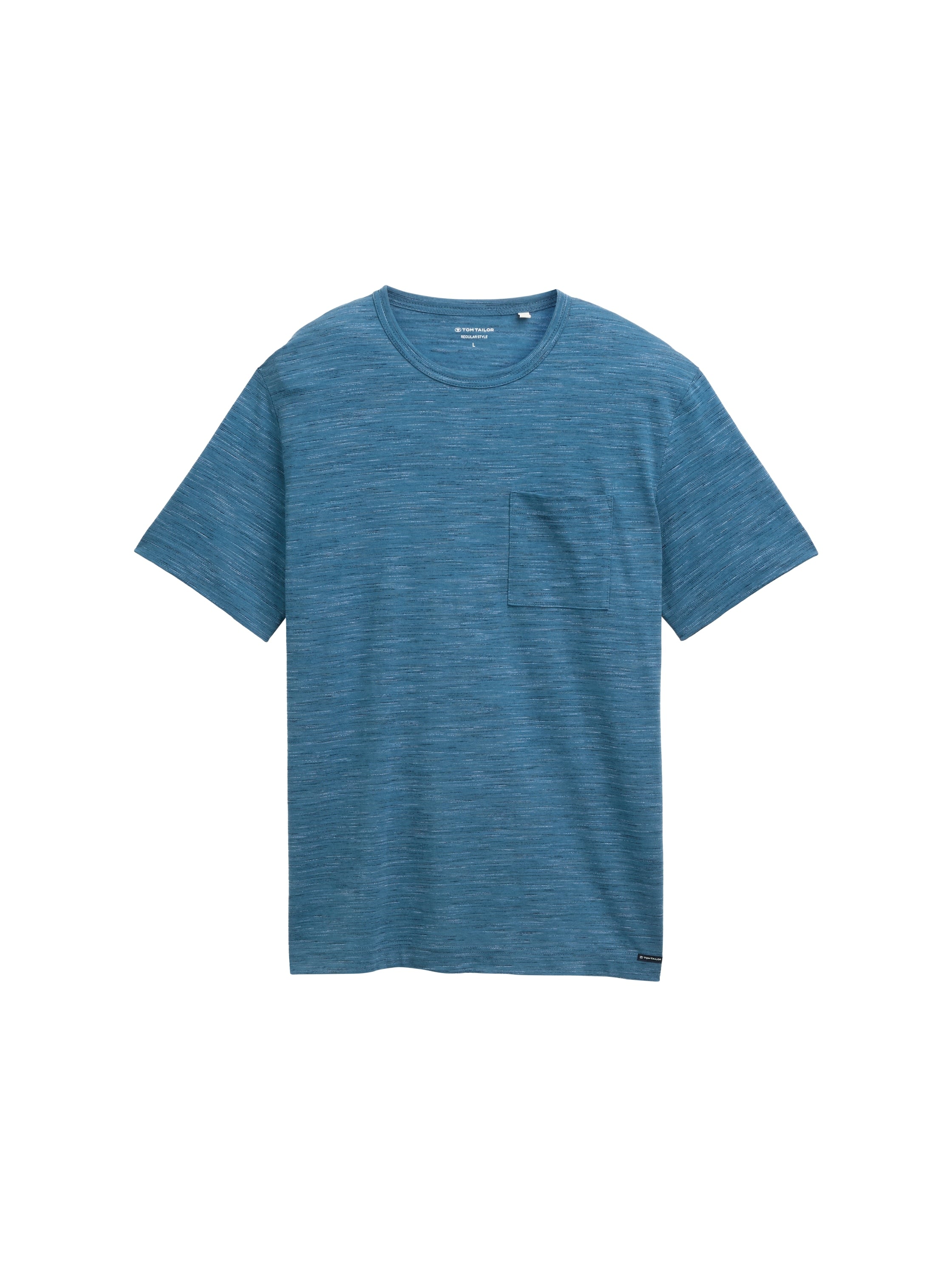 Tom Tailor Denim T-Shirt Erwachsene Männlich mit Brusttasche