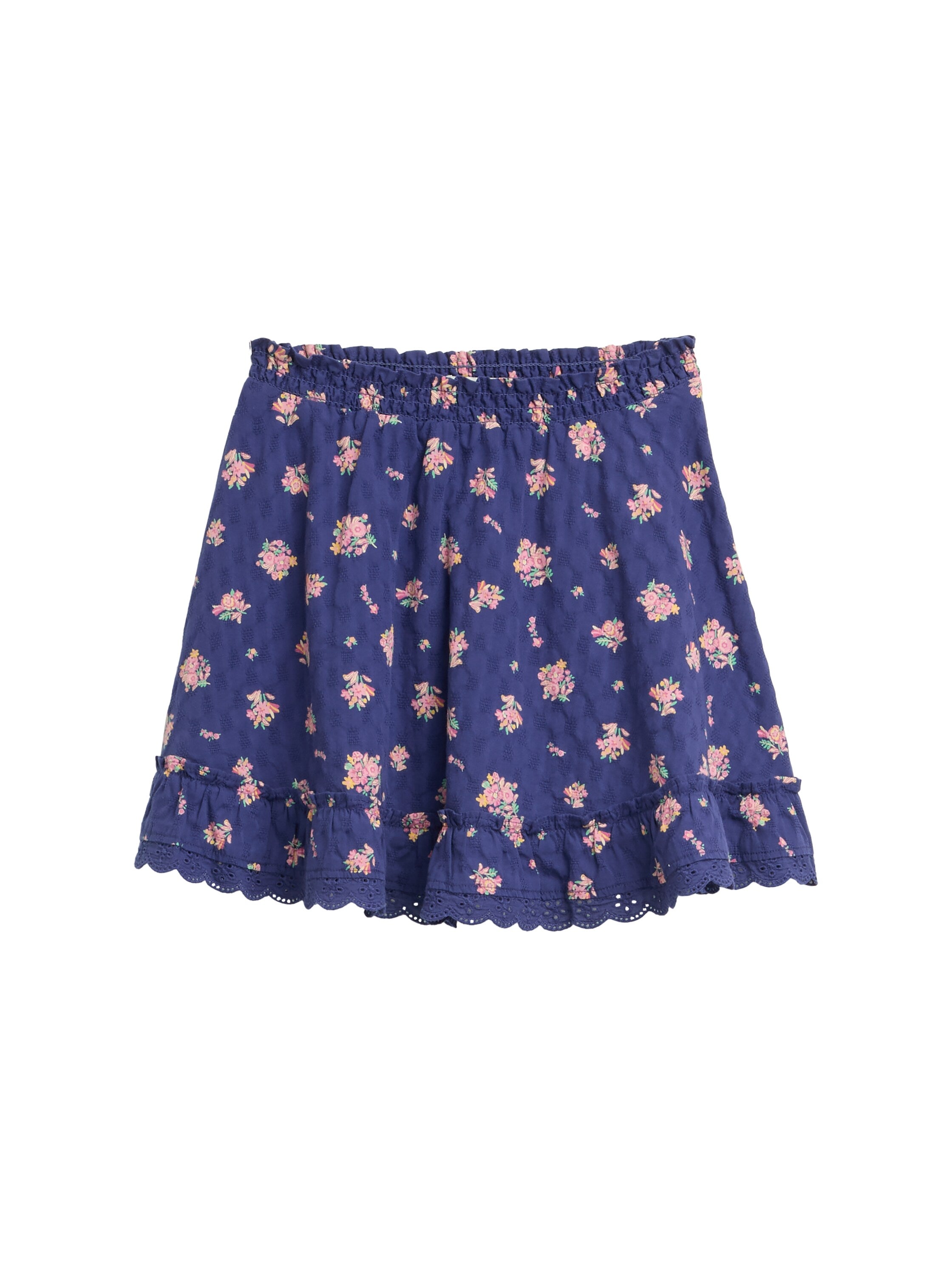 Tom Tailor Denim Kinder Rock Female mit Blumen-Allover-Print und Spitze
