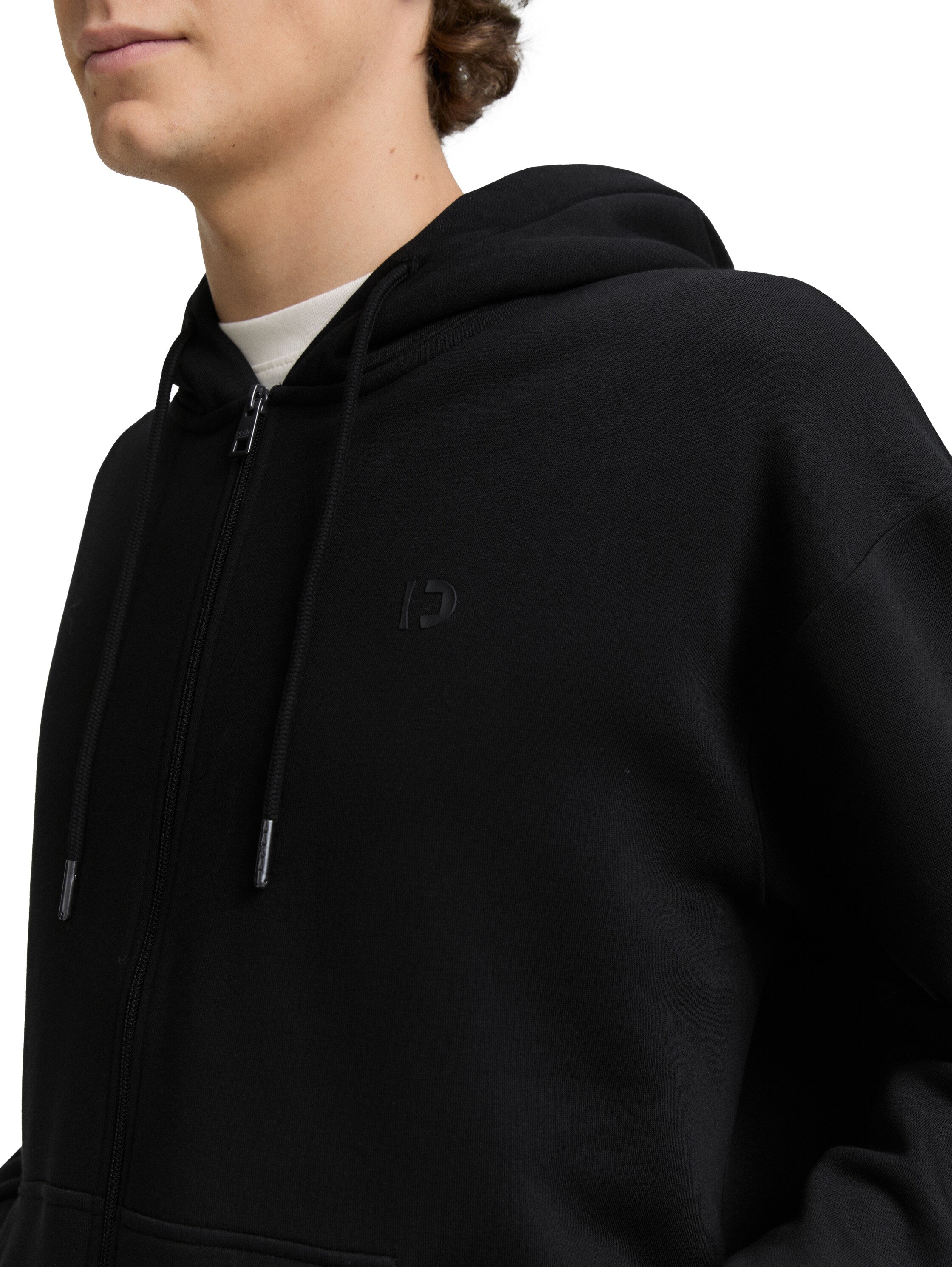 Tom Tailor Denim Kapuzenjacke Erwachsene Männer mit Logo-Print