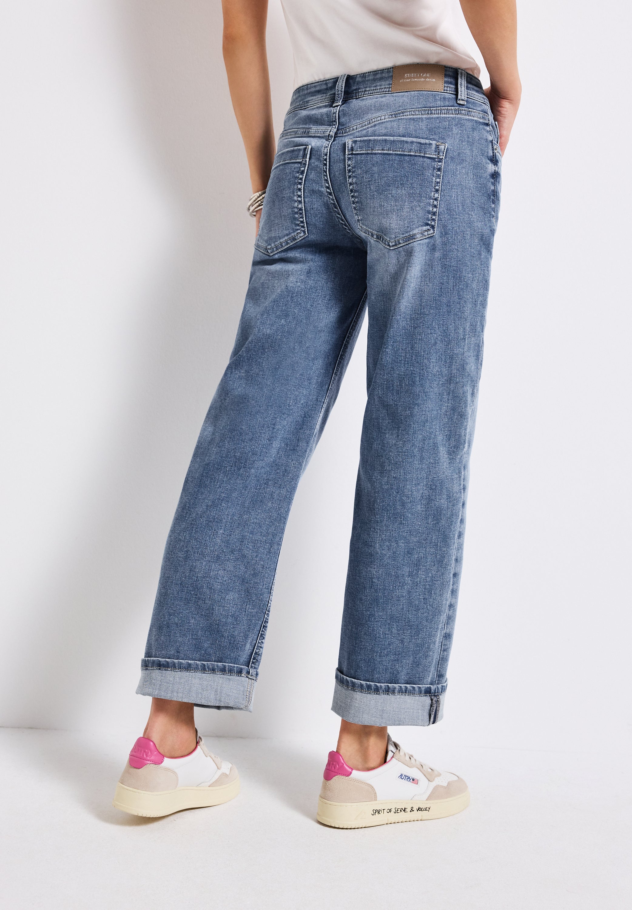Street One Jeanshose Damen Casual Fit Straight Legs Stretchanteil