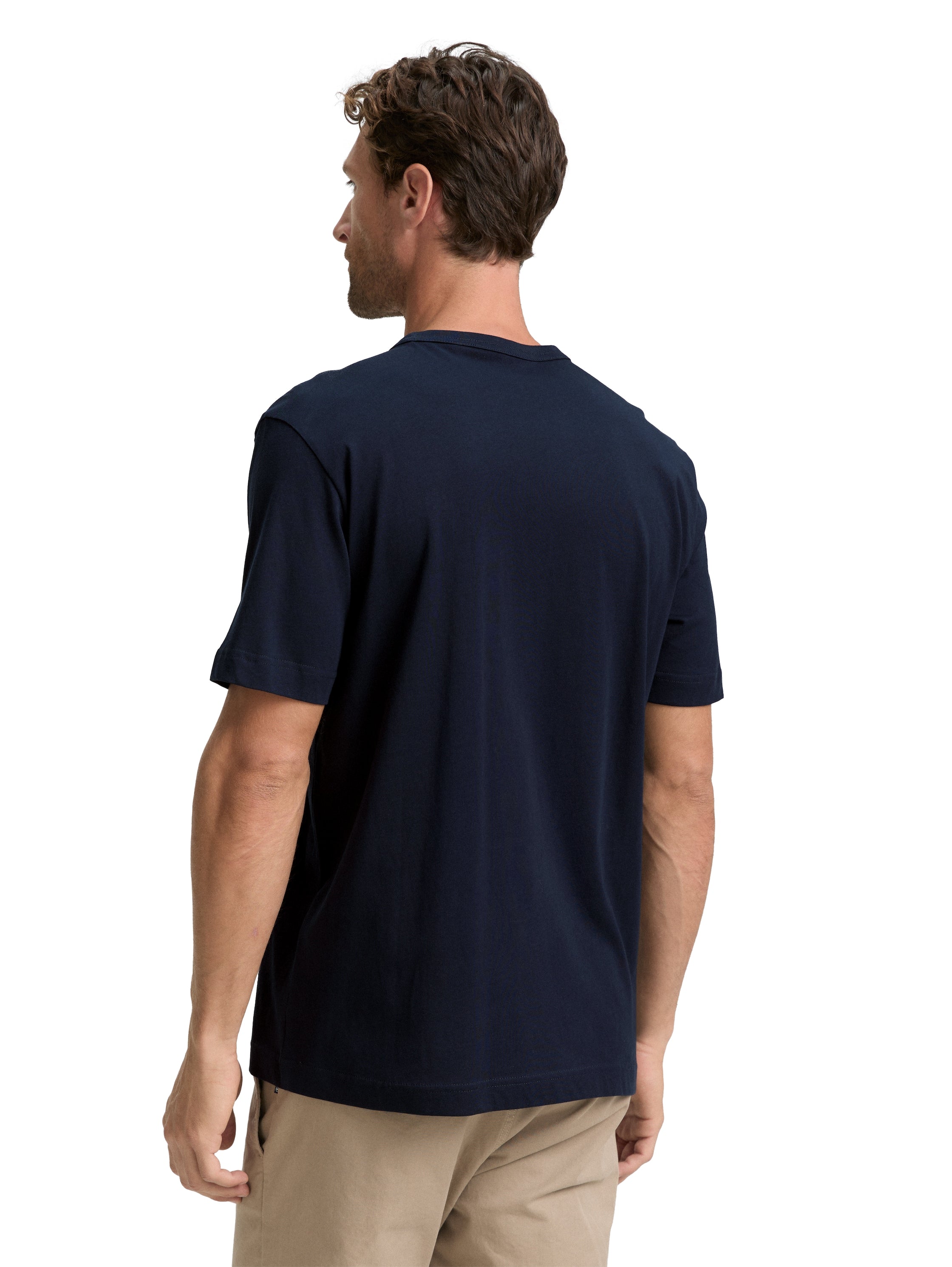 Tom Tailor Denim T-Shirt für Herren aus 100 % Baumwolle