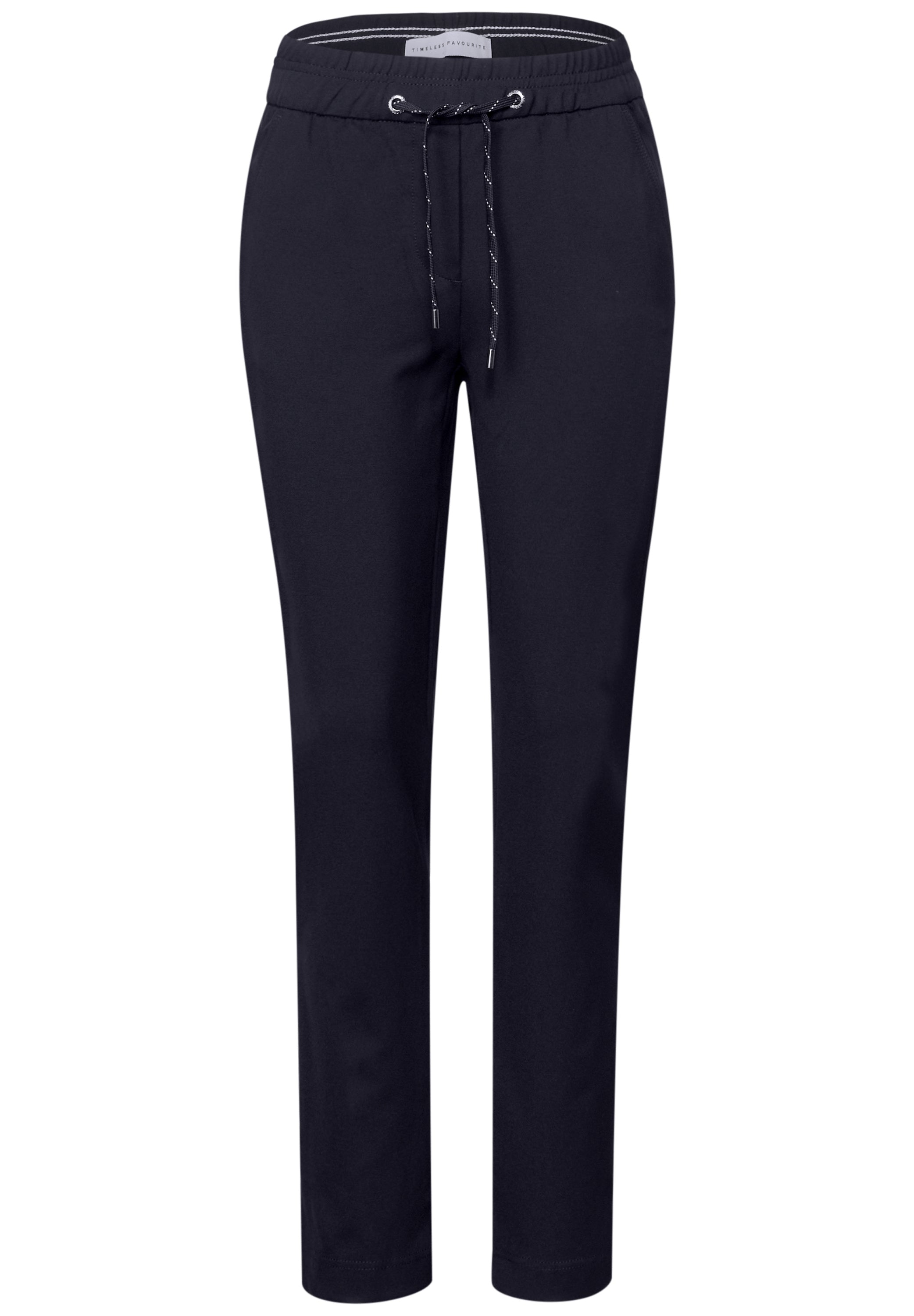 Cecil Jersey-Hose Damen Bequemer Casual Fit Sportiver Stil