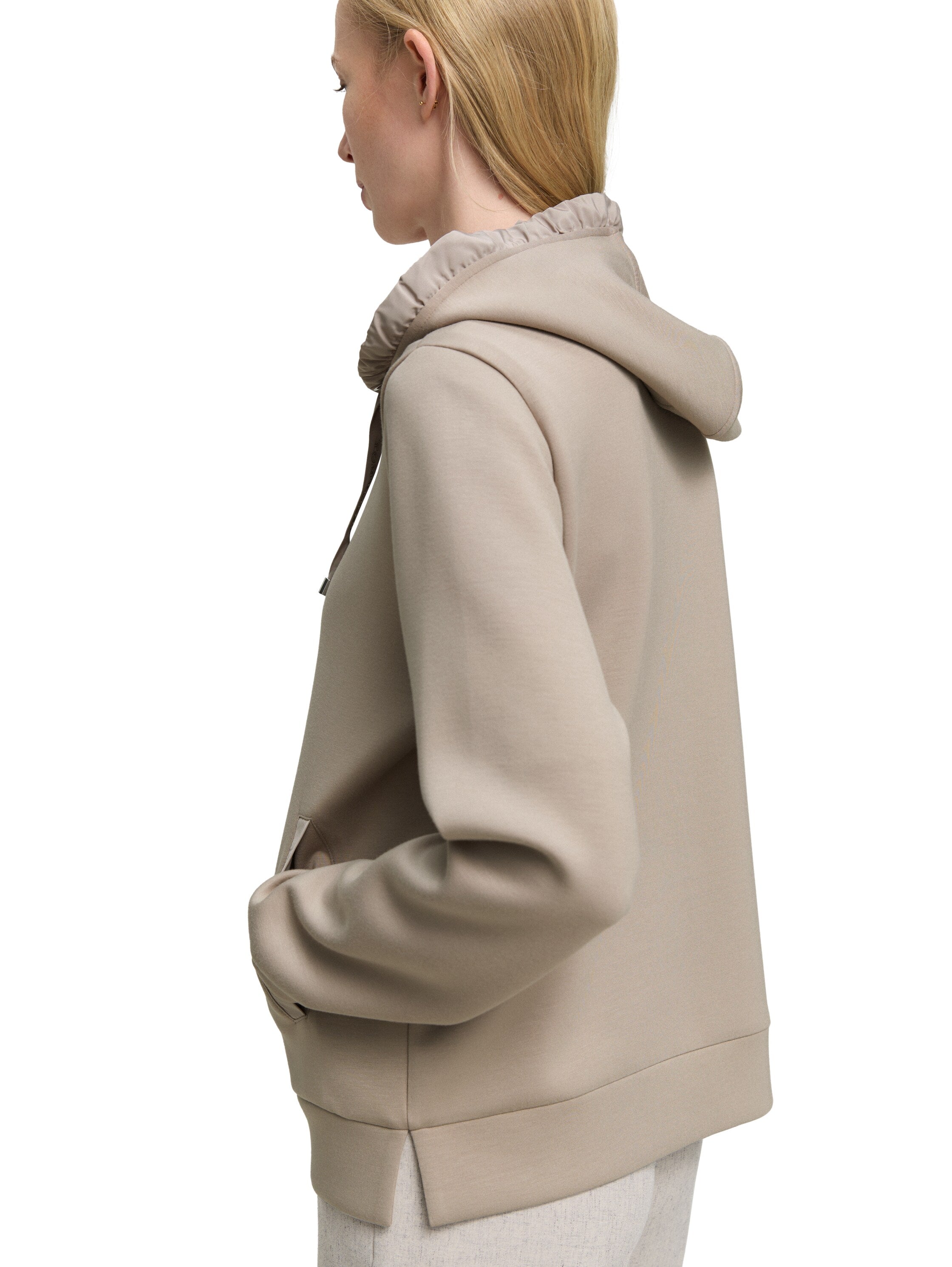 Tom Tailor Denim Hoodie Sweatshirtjacke Damen Scuba-Stoff