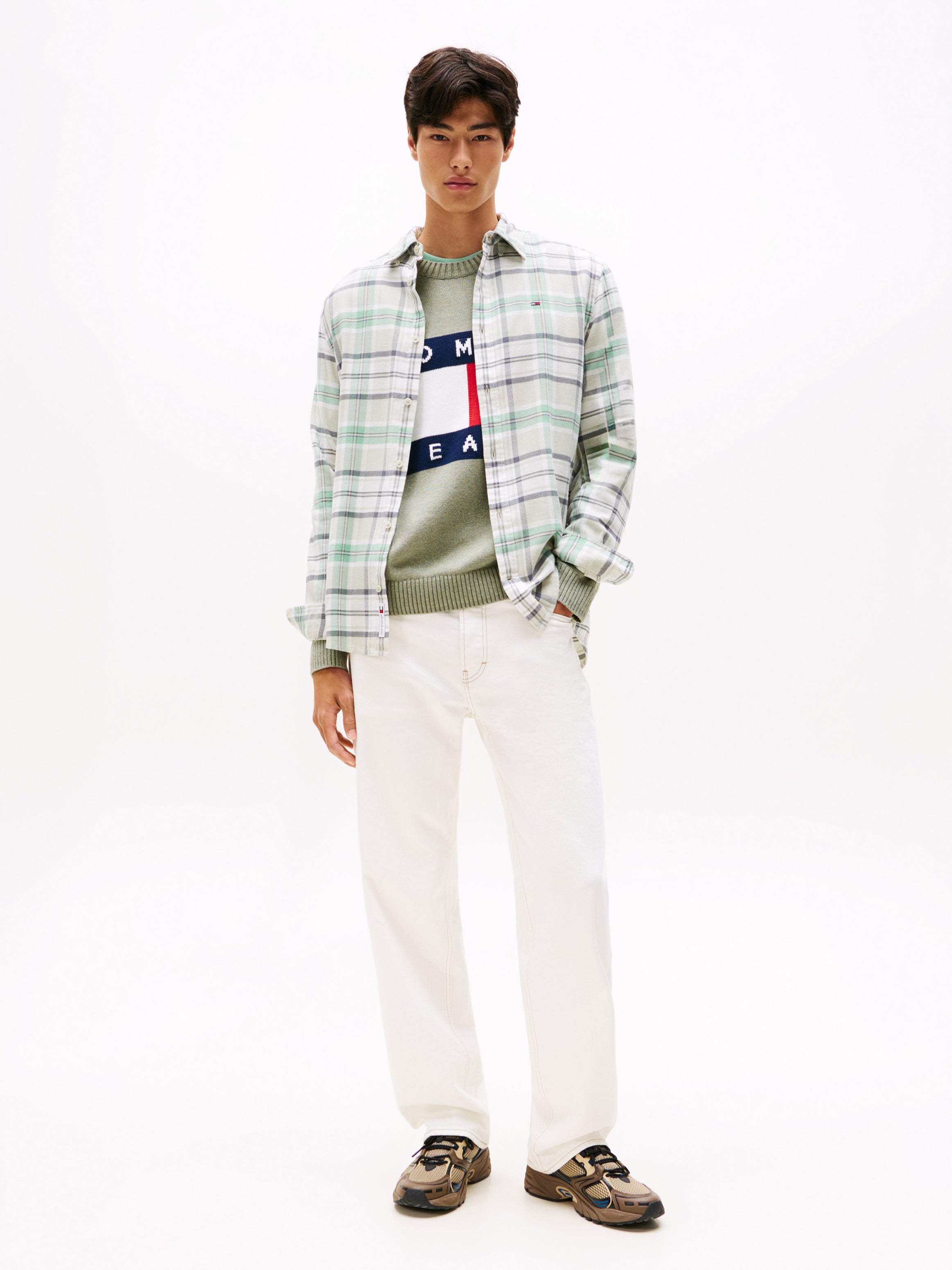 Sportswear Division Herren T-Shirt Checkered Cotton