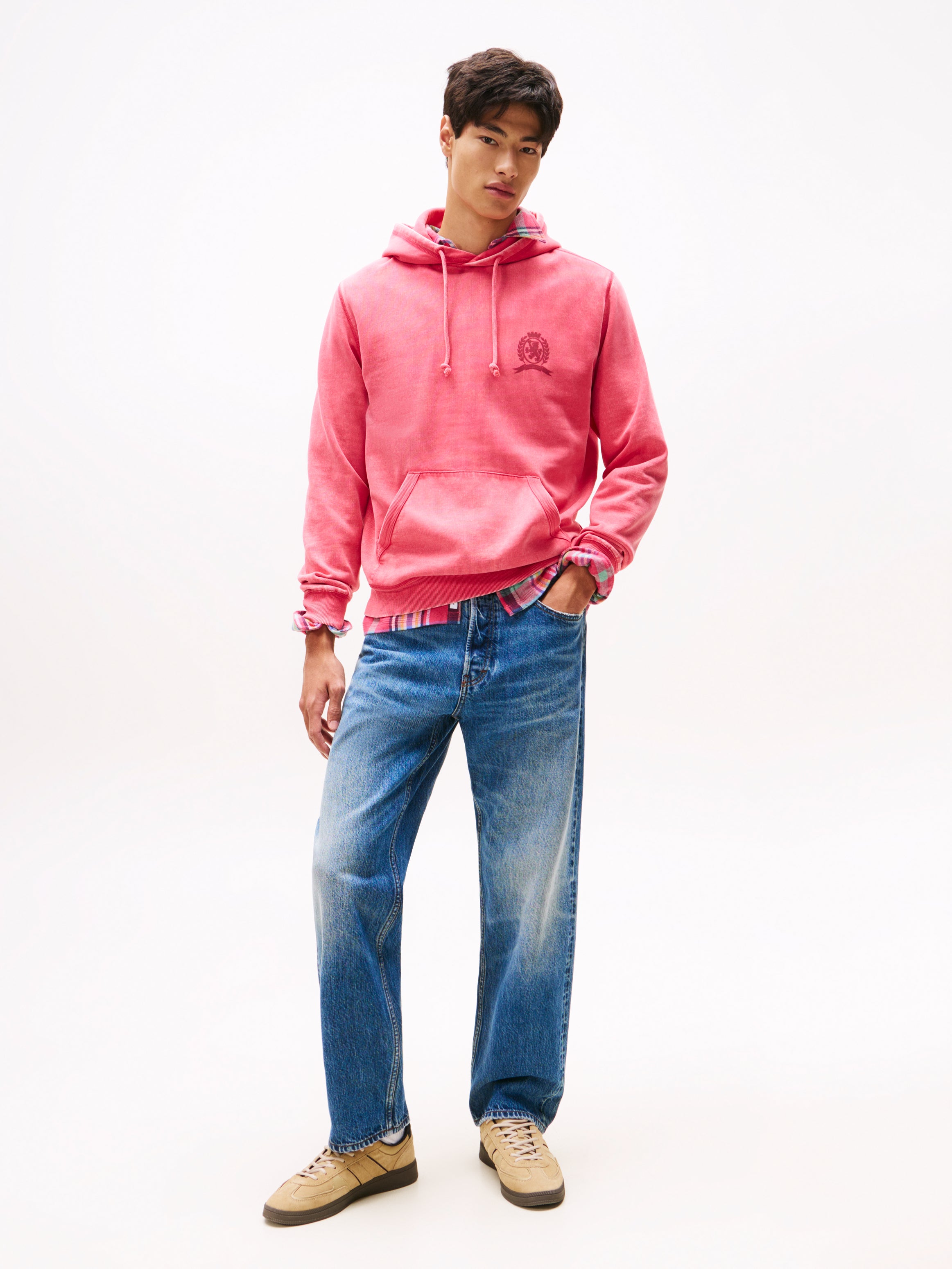 Sportswear Division Herren T-Shirt Vintage Cerise Baumwolle Polyester