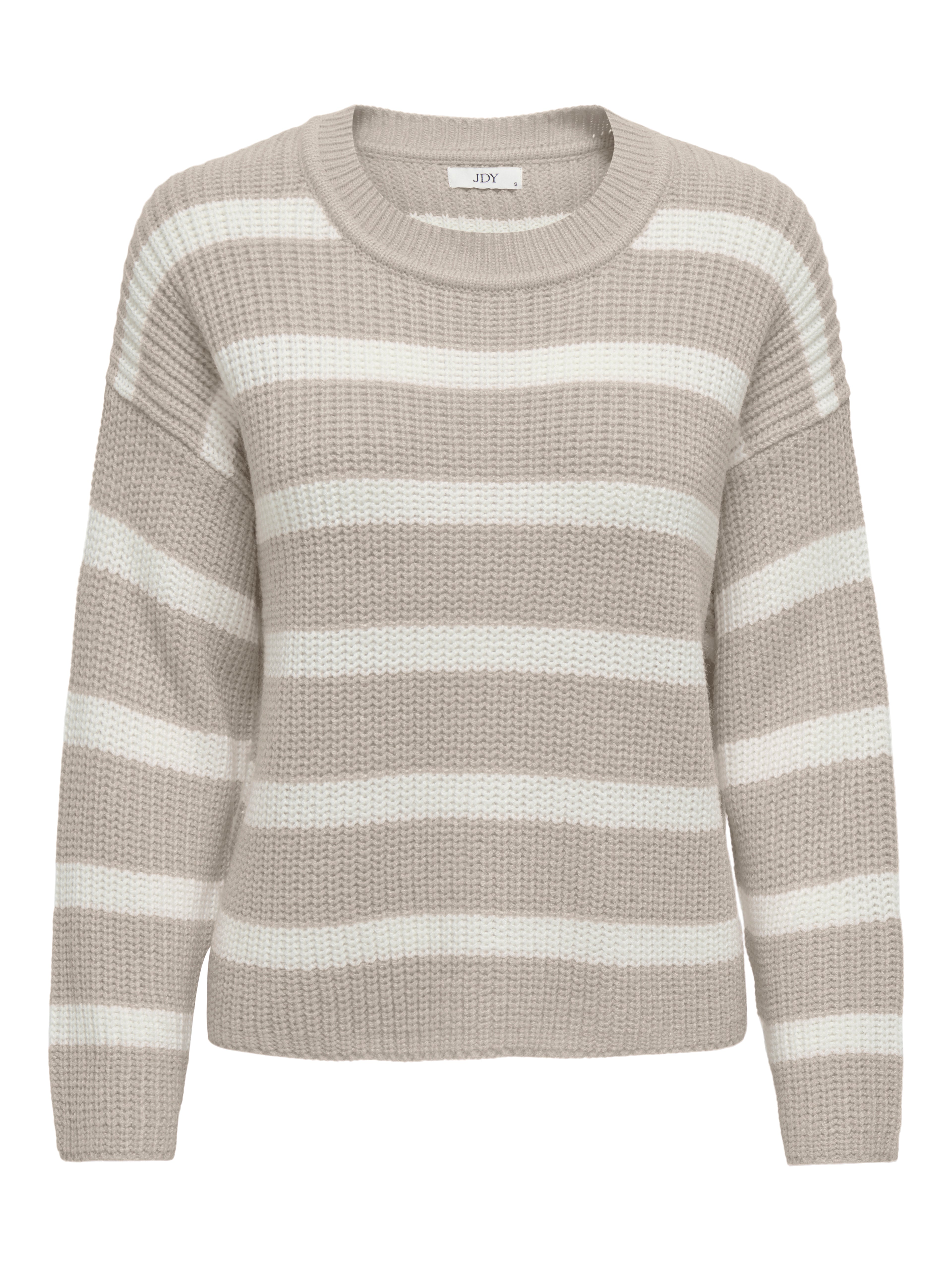 JDYJUSTY L/S STRIPE PULLOVER KNT NOOS