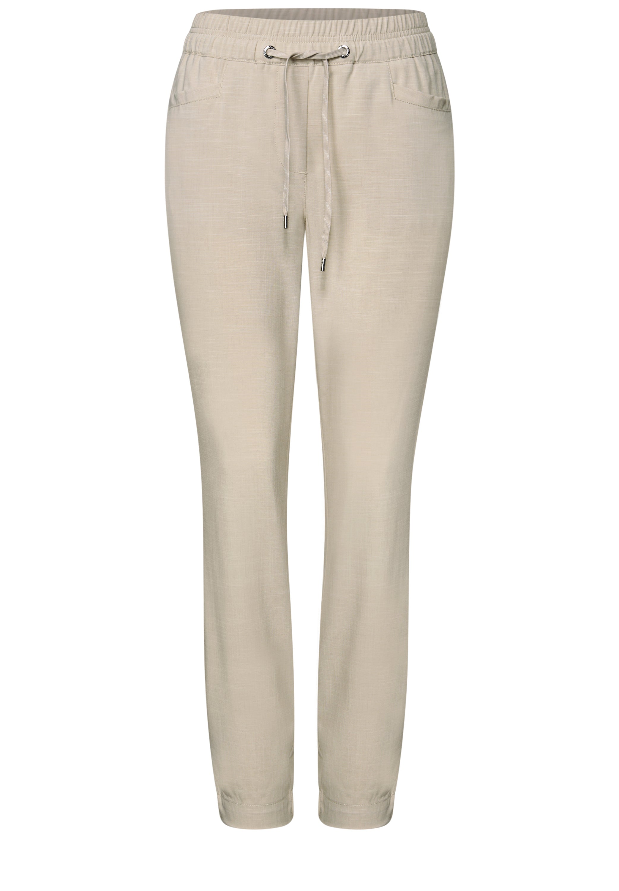 CECIL Melange Hose Damen Loose Fit Slim Legs
