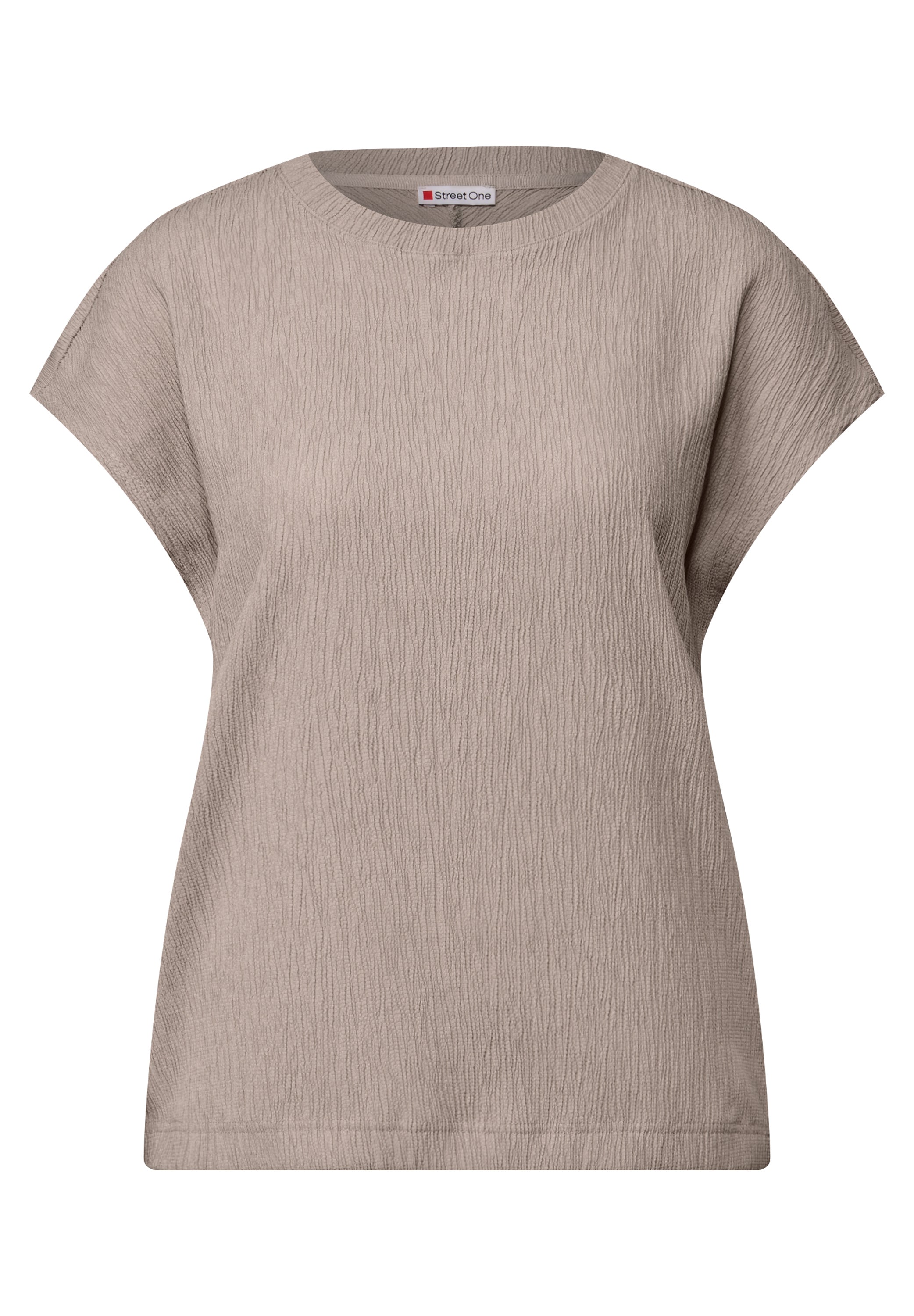 Street One Sommershirt Damen Modischer Strukturmix
