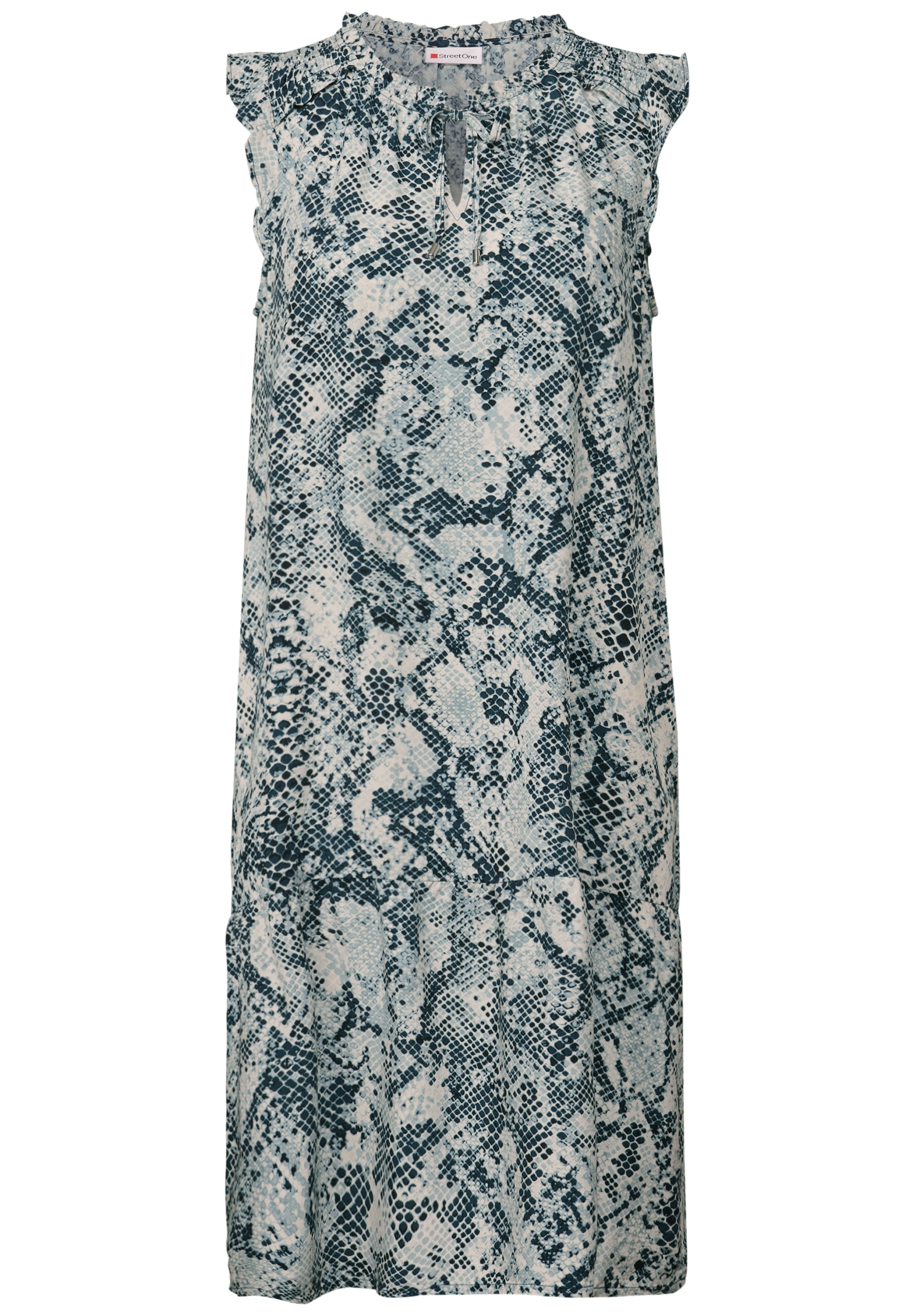 Street One Tunika-Kleid Damen mit grafischem Muster und Volant