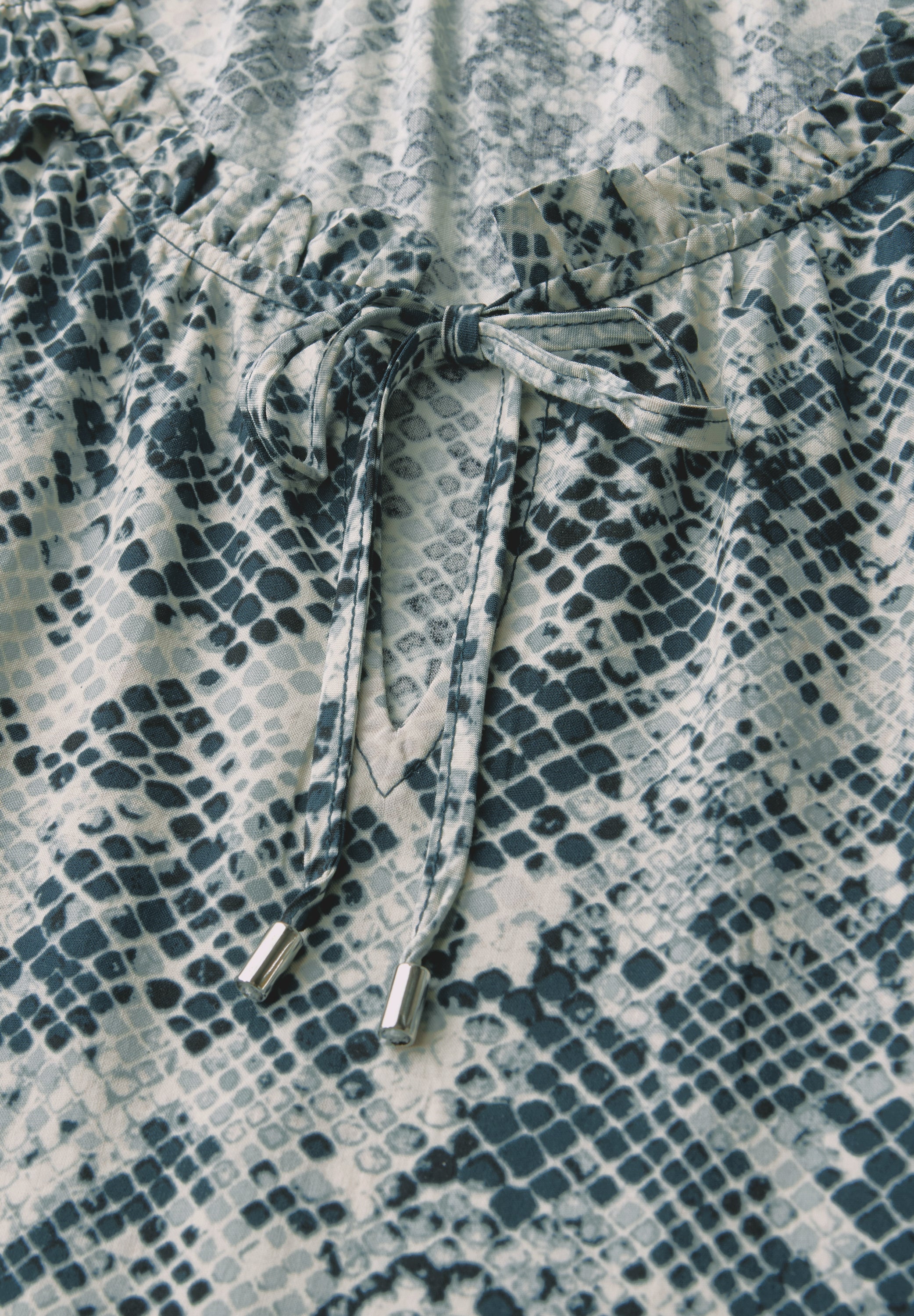 Street One Tunika-Kleid Damen mit grafischem Muster und Volant