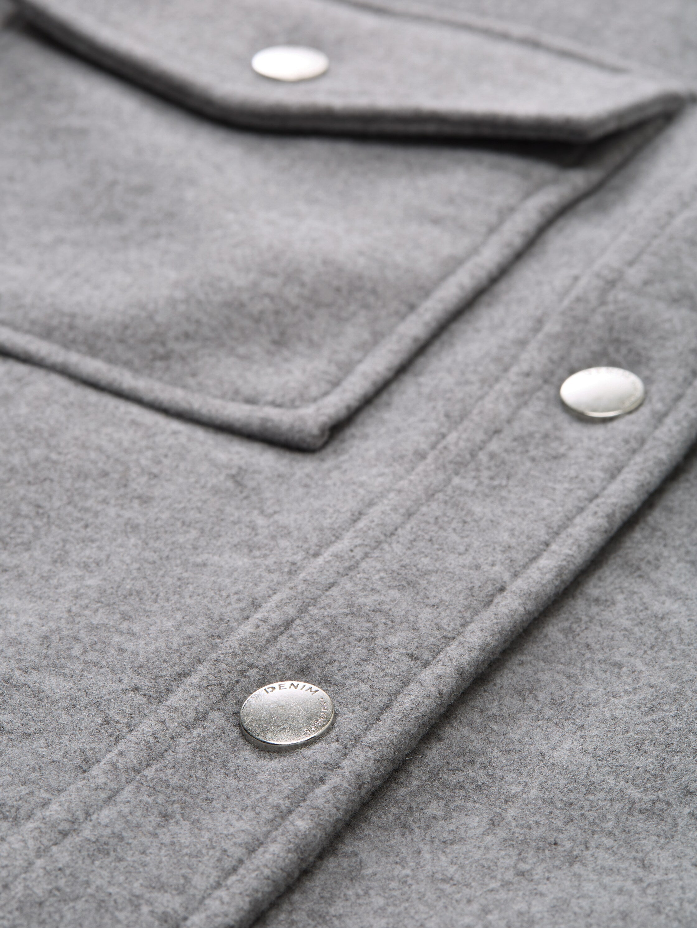 Overshirt in Woll-Optik