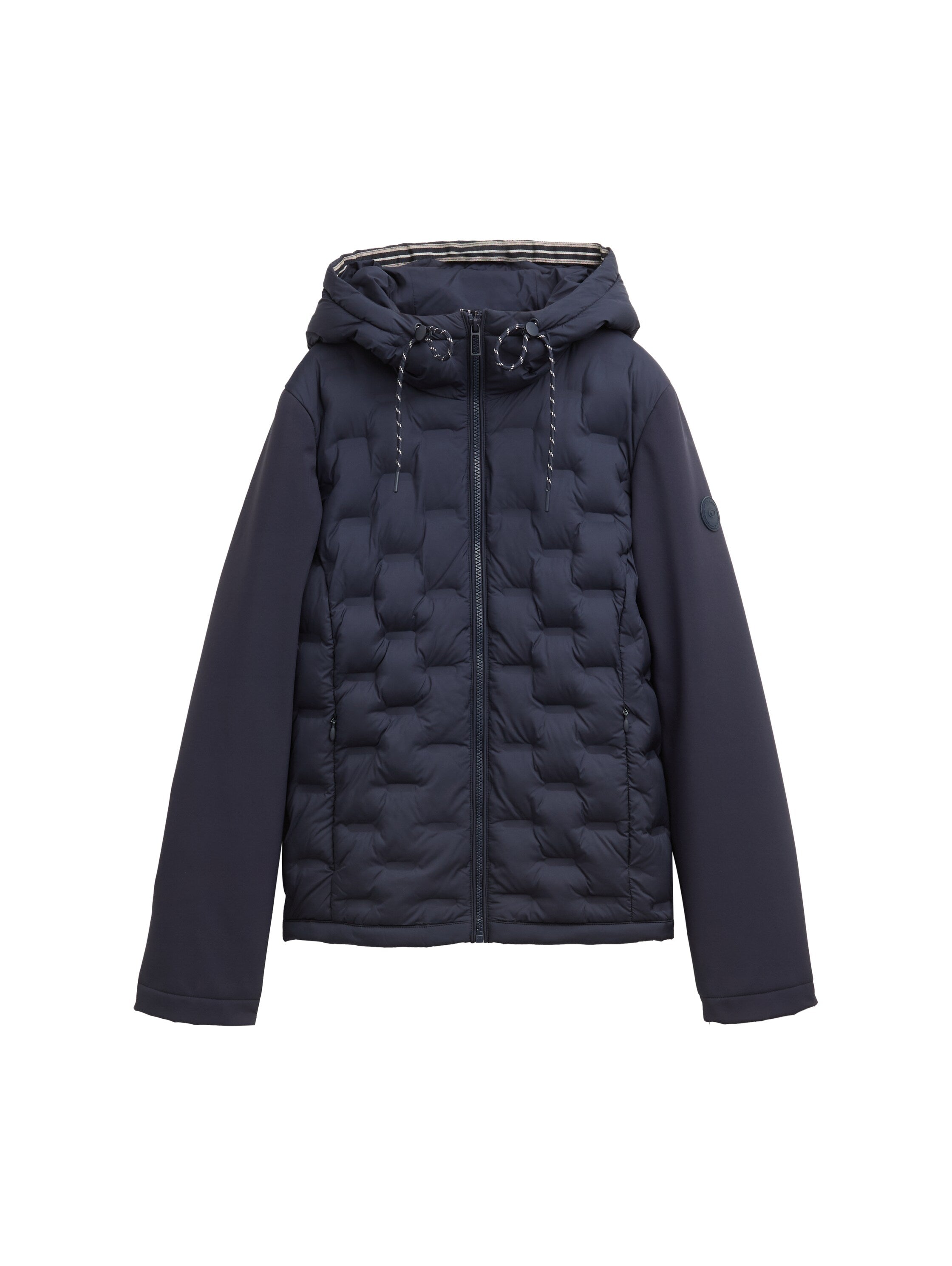 Hybrid Steppjacke mit Kapuze