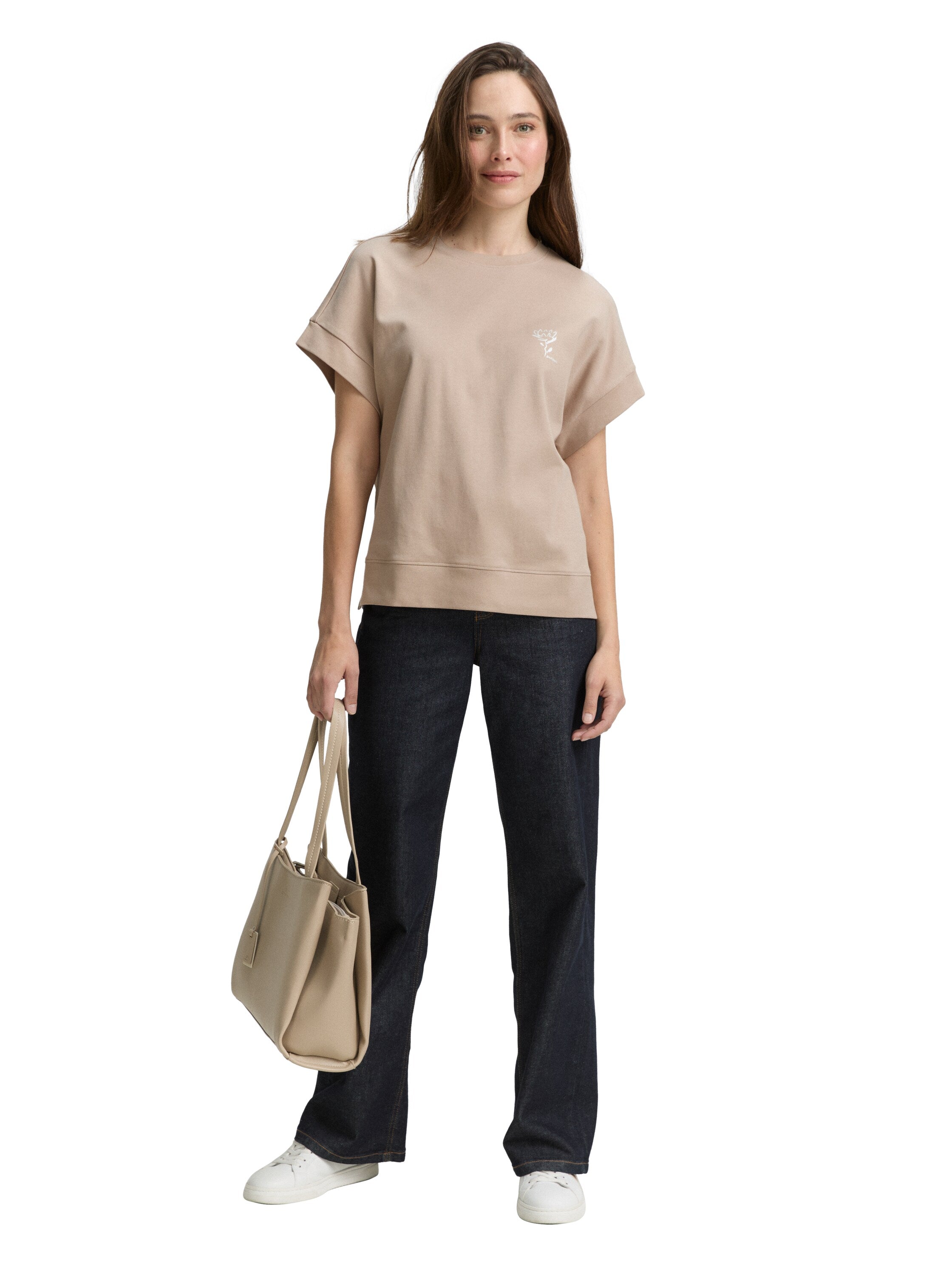 Loose Fit T-Shirt mit Print
