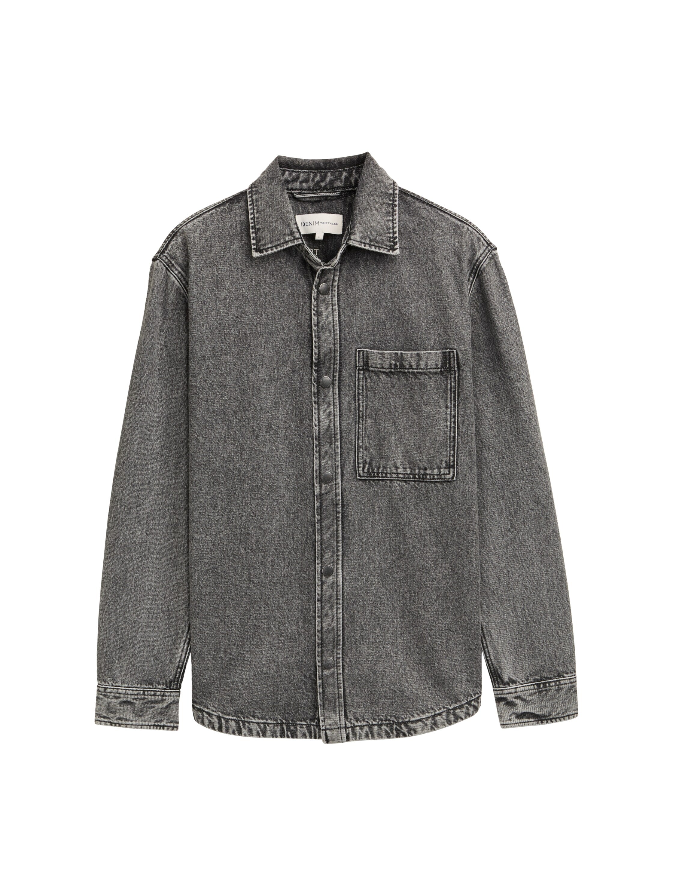 Overshirt Jeanshemd mit Brusttasche