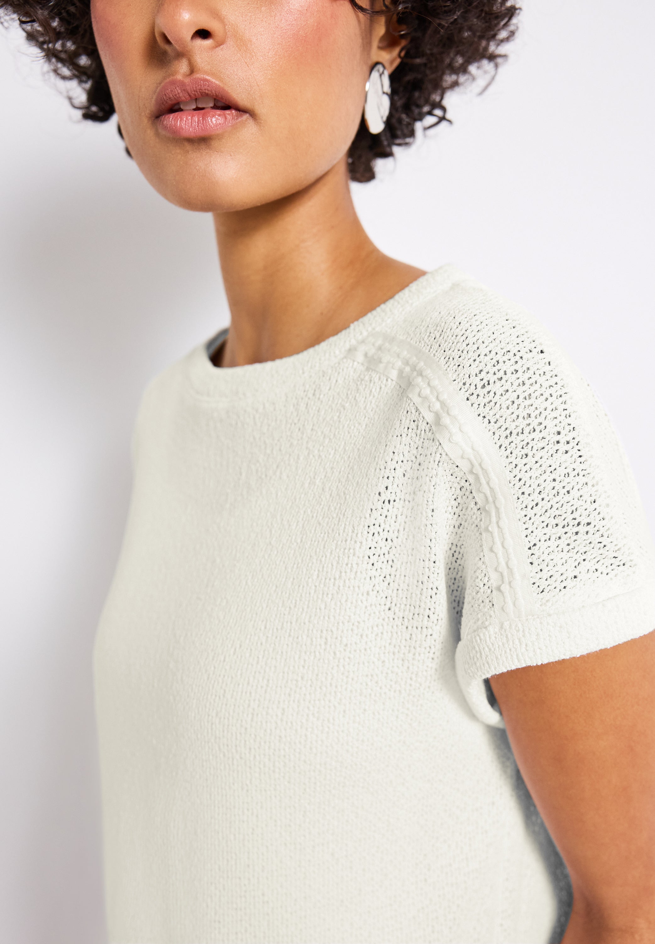 Strick-Look T-Shirt