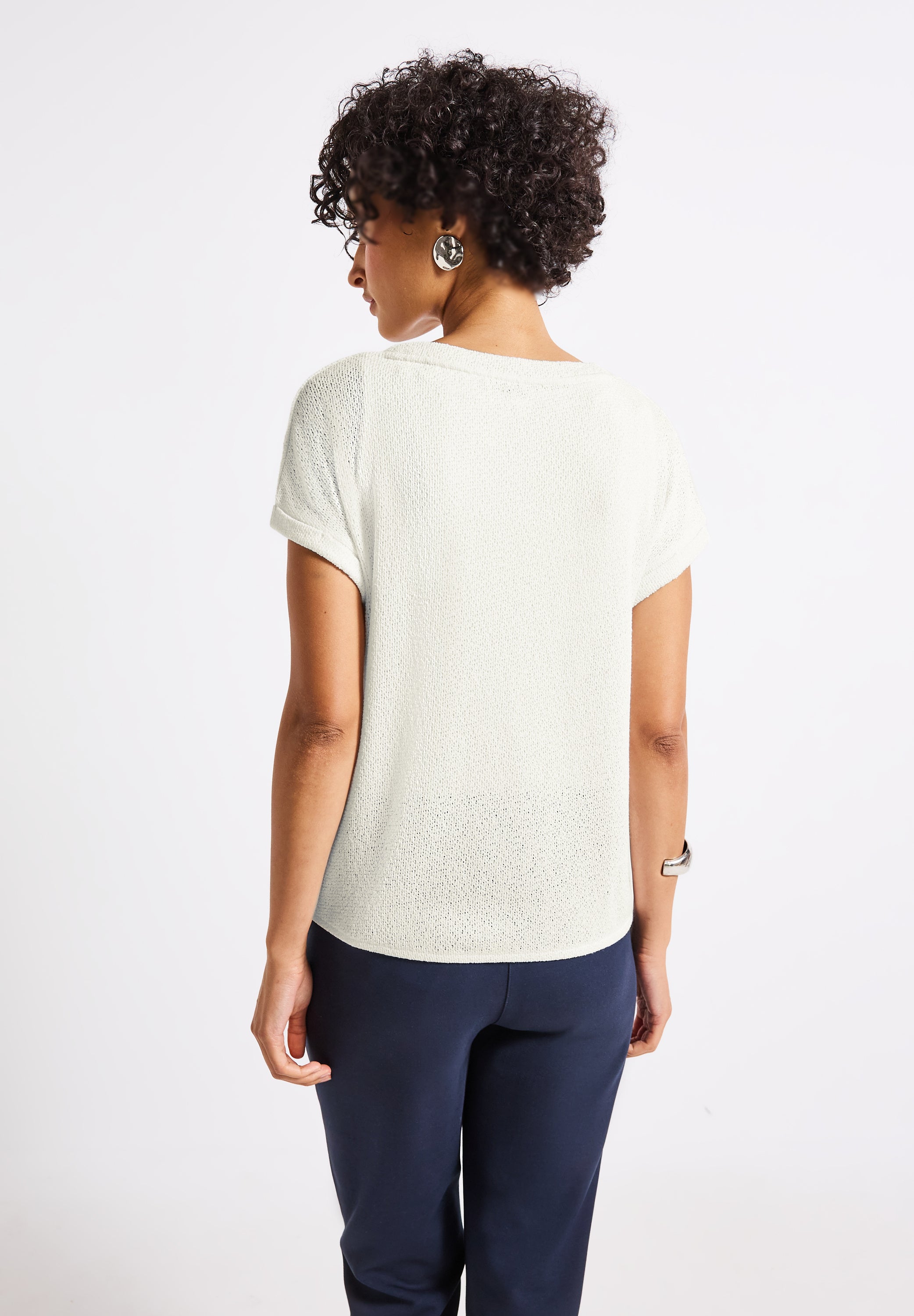Strick-Look T-Shirt