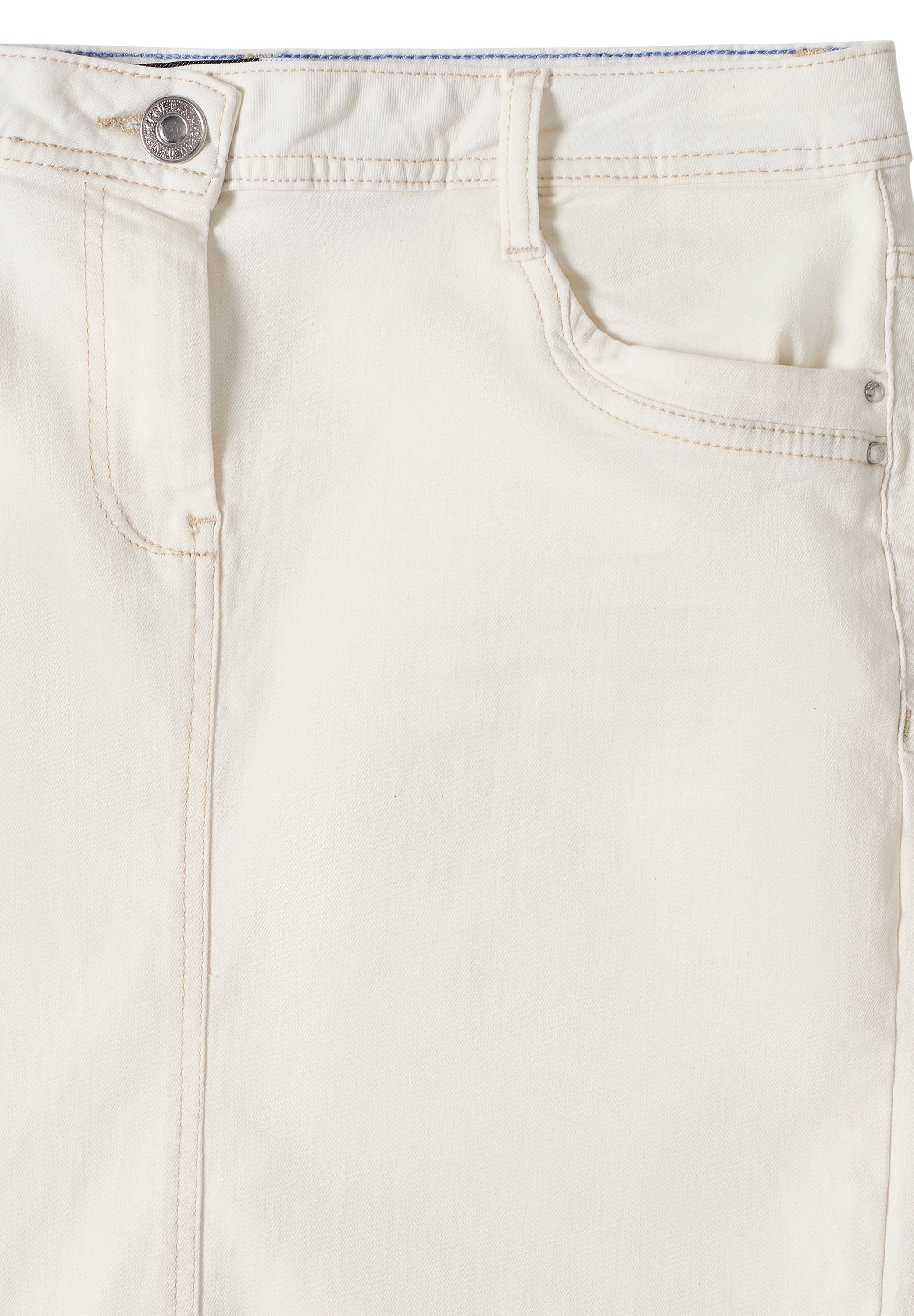 CECIL Jeansrock für Damen beige
