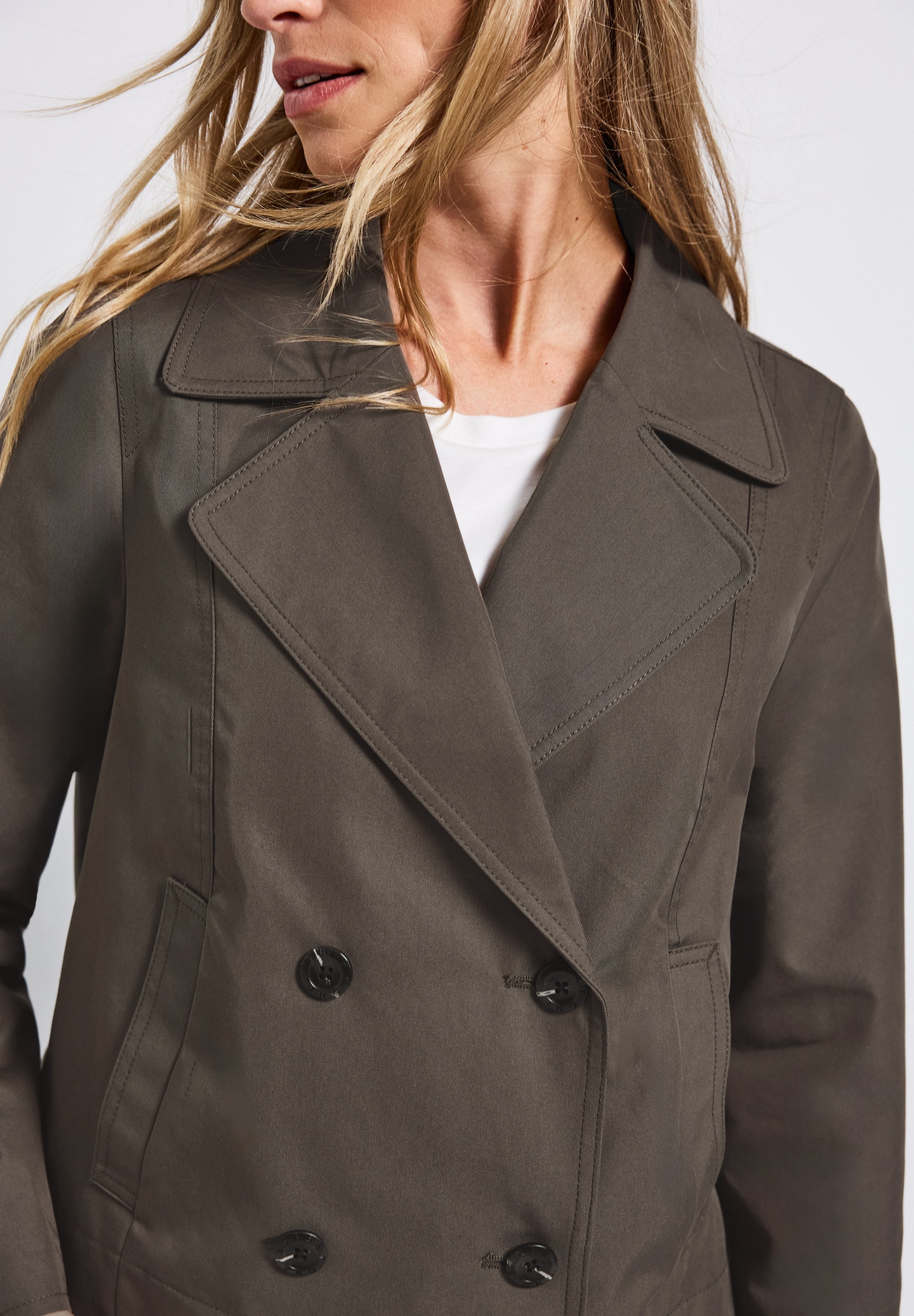Kurzer Trenchcoat