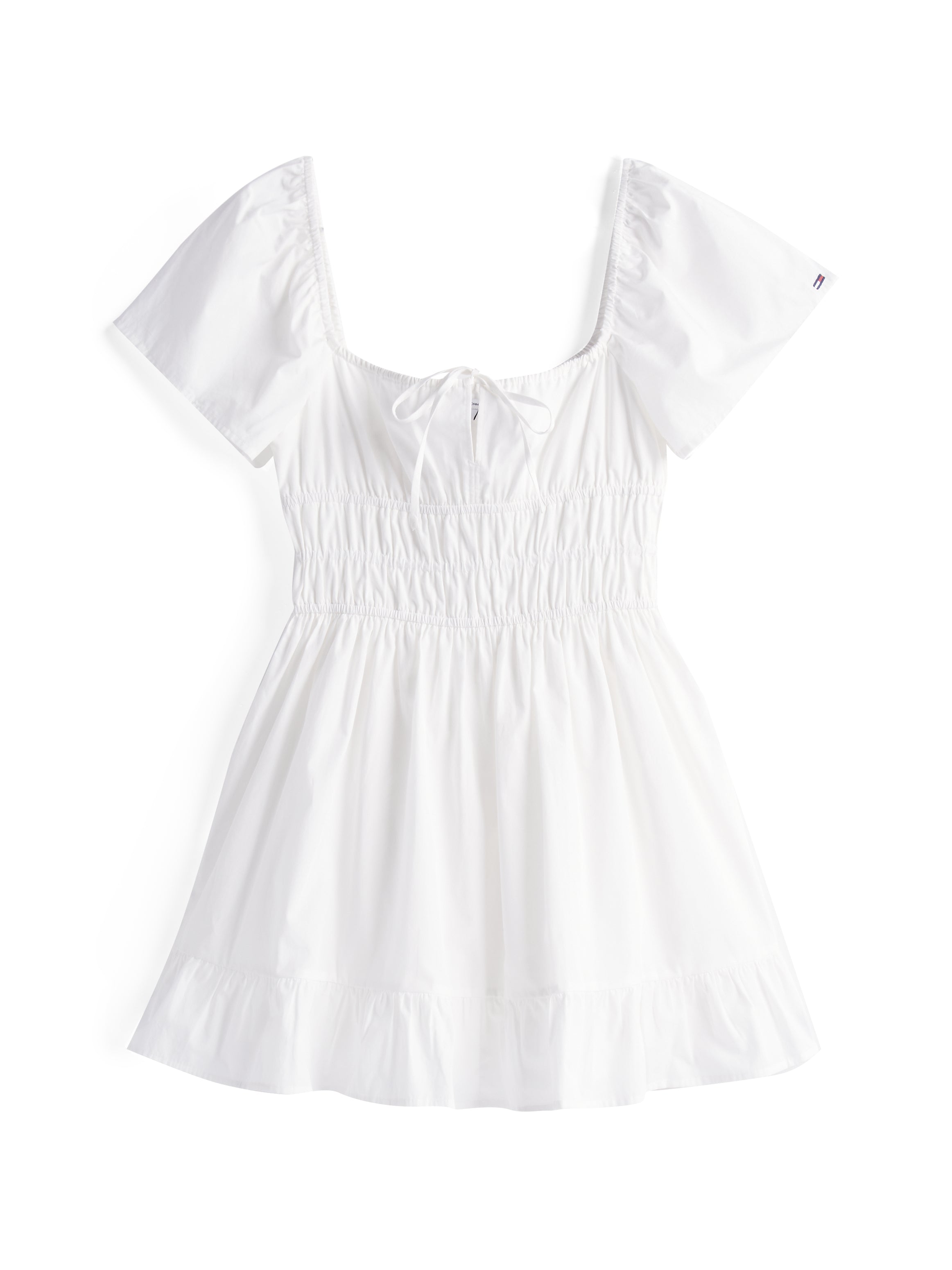 TJW ROUCHE MINI POPLIN DRESS EXT