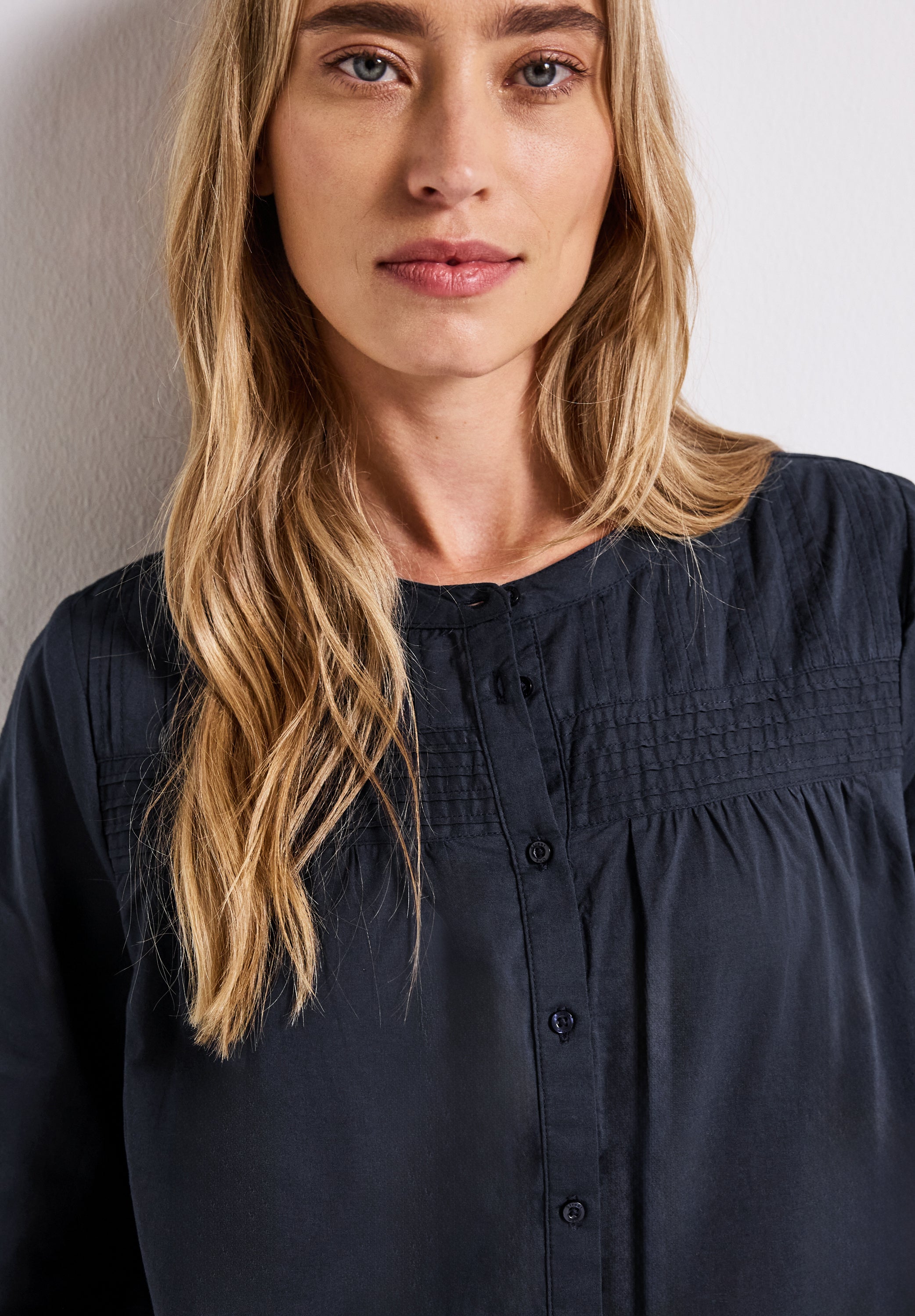 Baumwollbluse mit Details