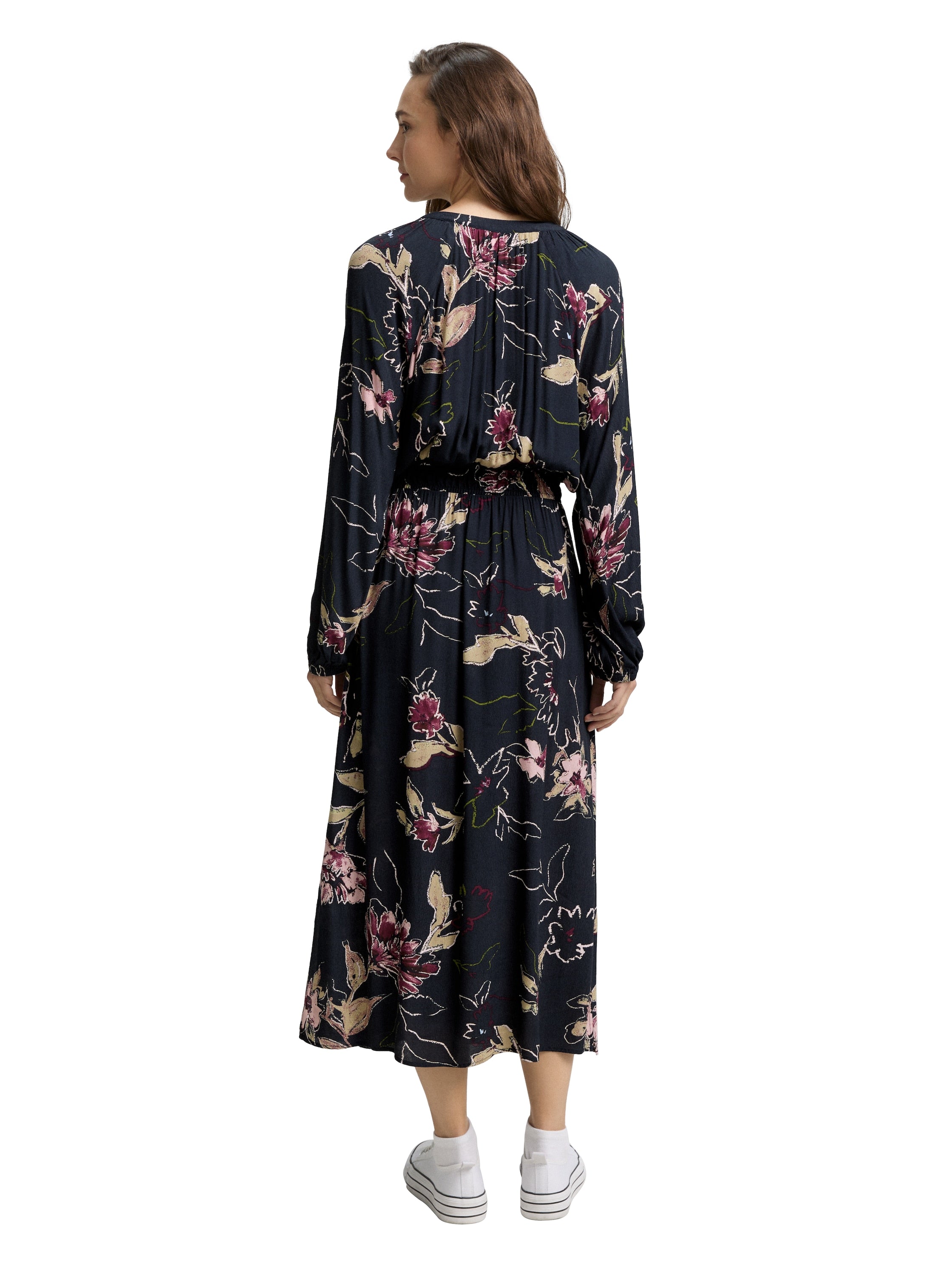 Maxi-Kleid mit Blumenmuster
