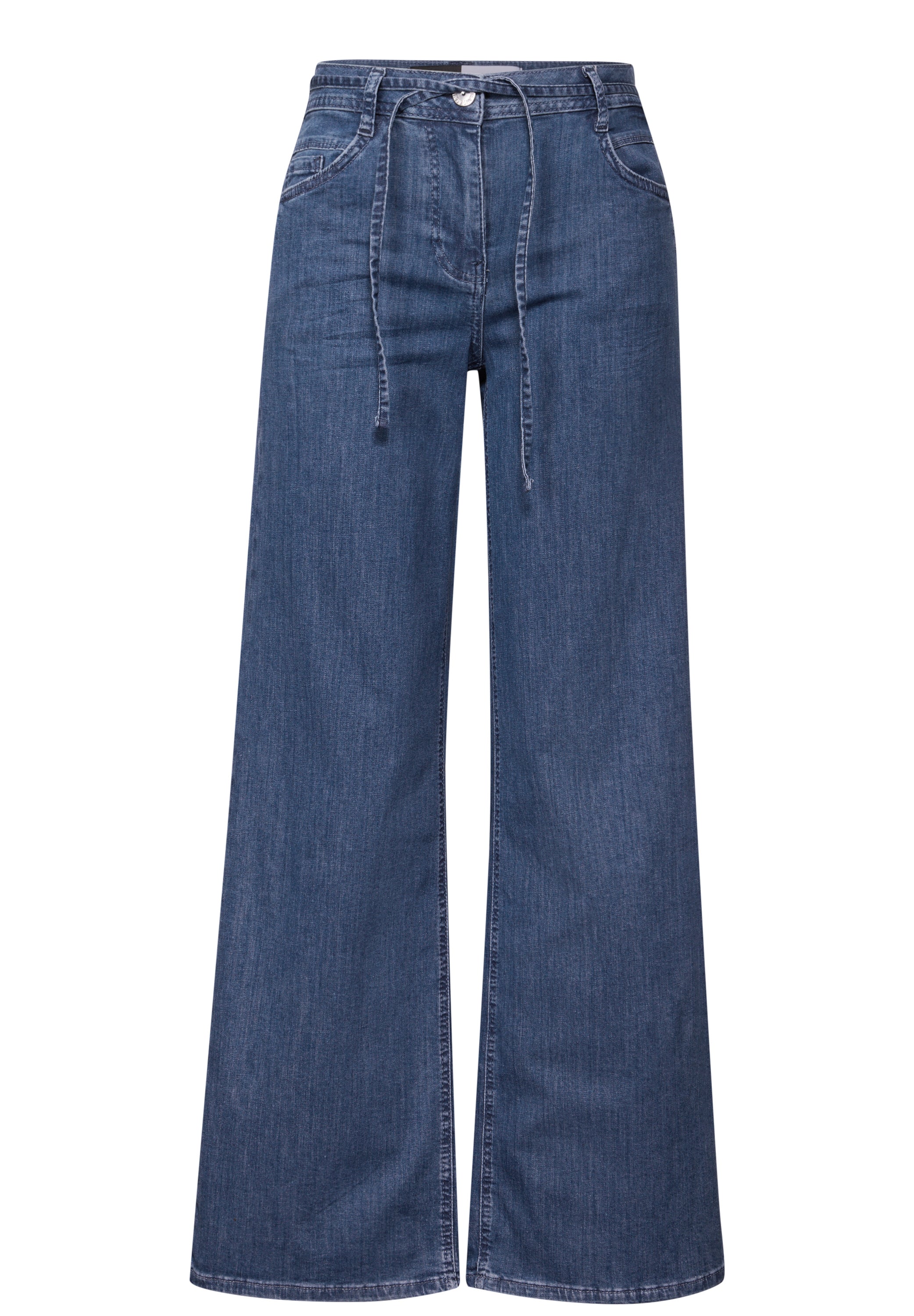 Flared Wide Leg Jeans blue