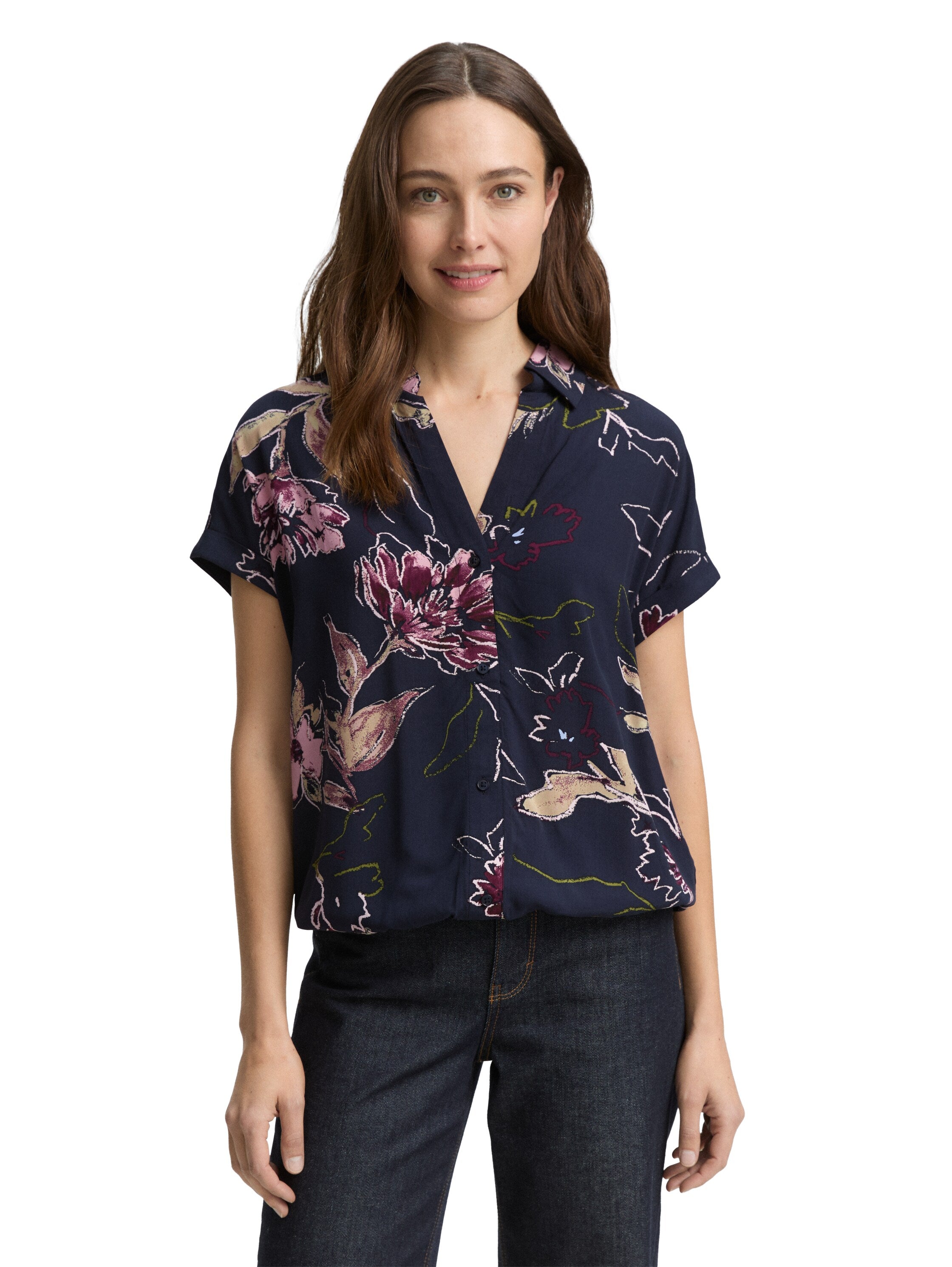 Bluse mit Muster