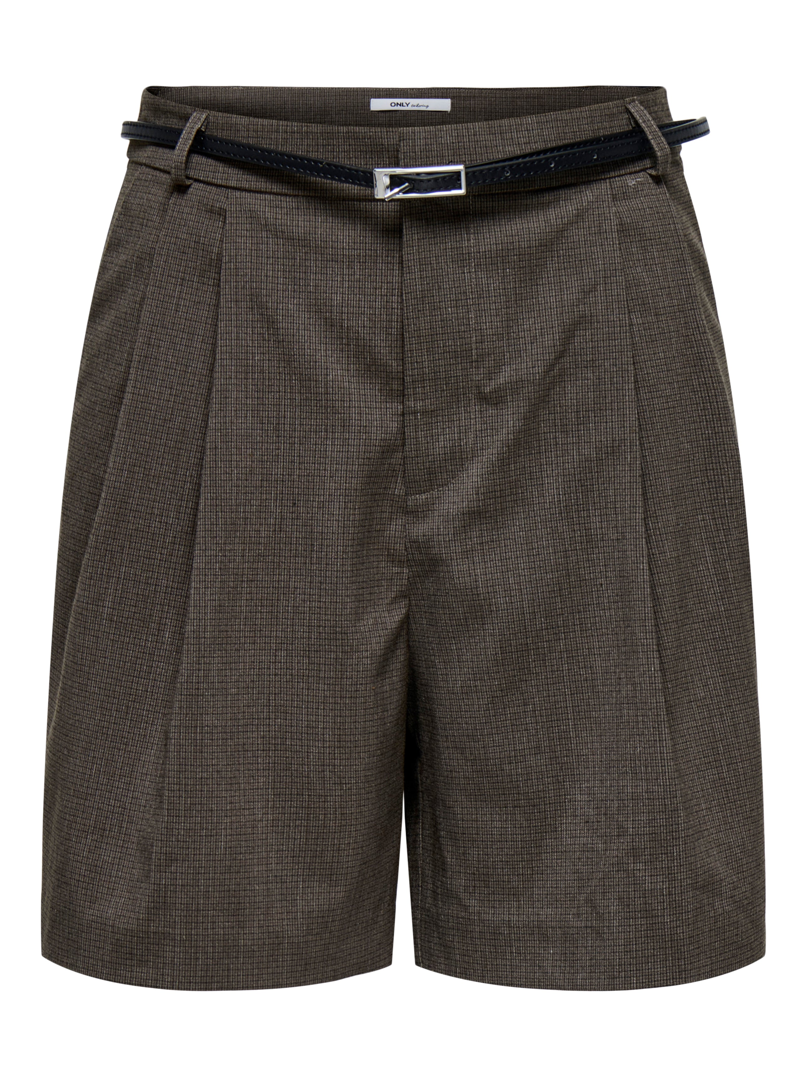 ONLGARIA LIFE HW BELT CHECK SHORTS TLR