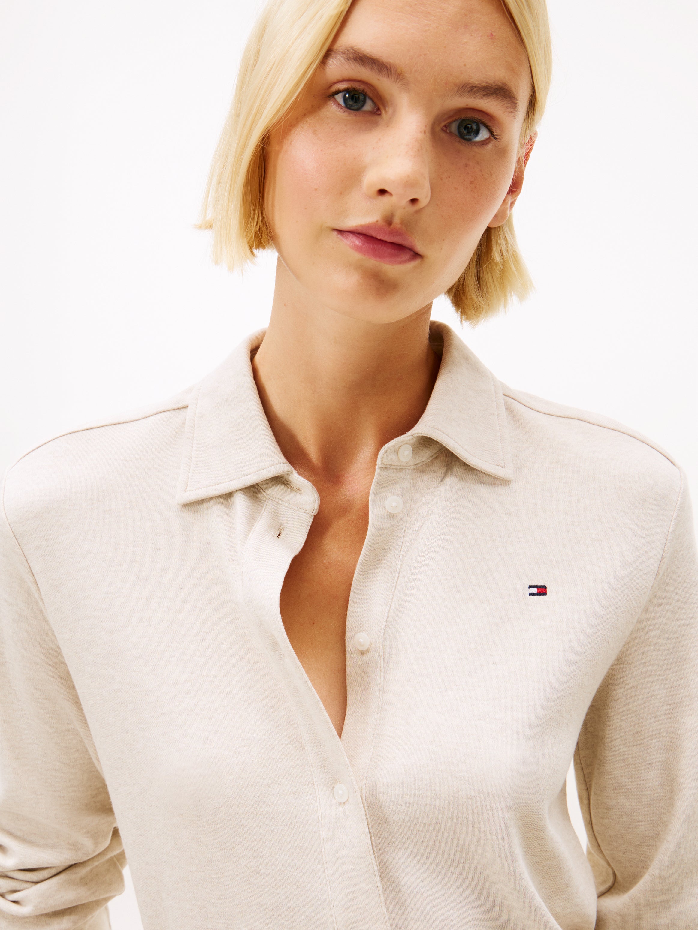 MODERN INTERLOCK REG LS SHIRT