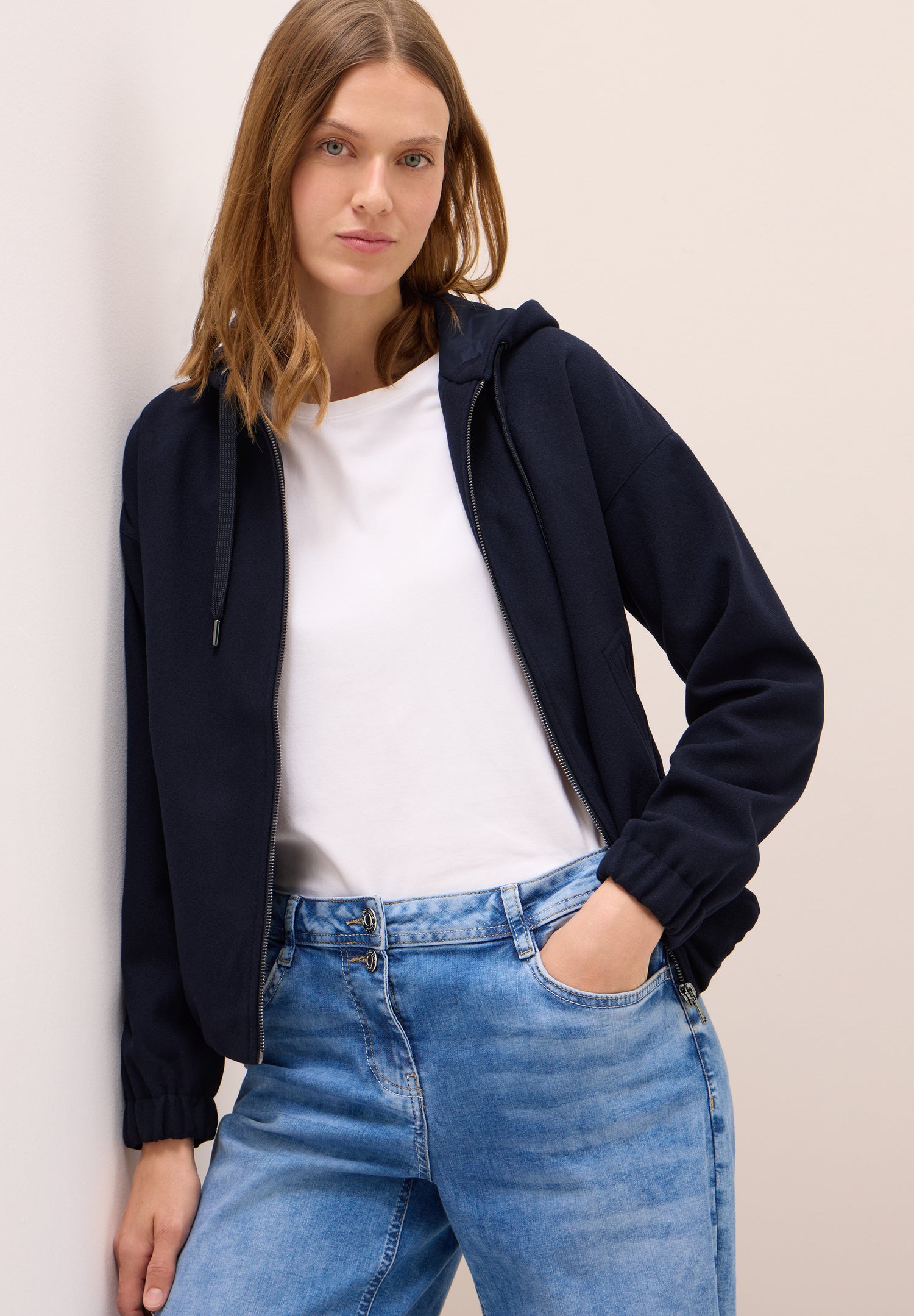 Blouson in Wolloptik