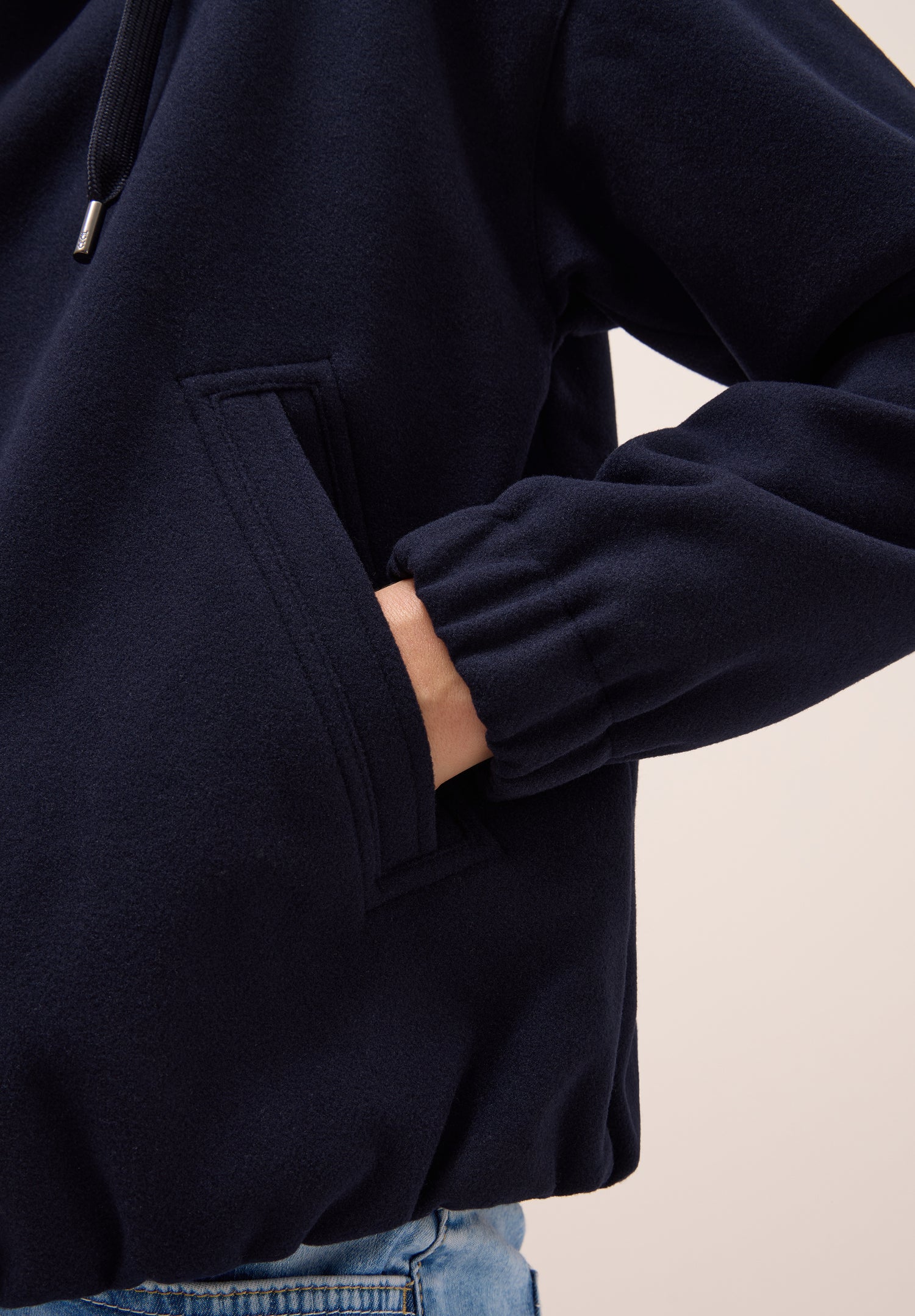 Blouson in Wolloptik