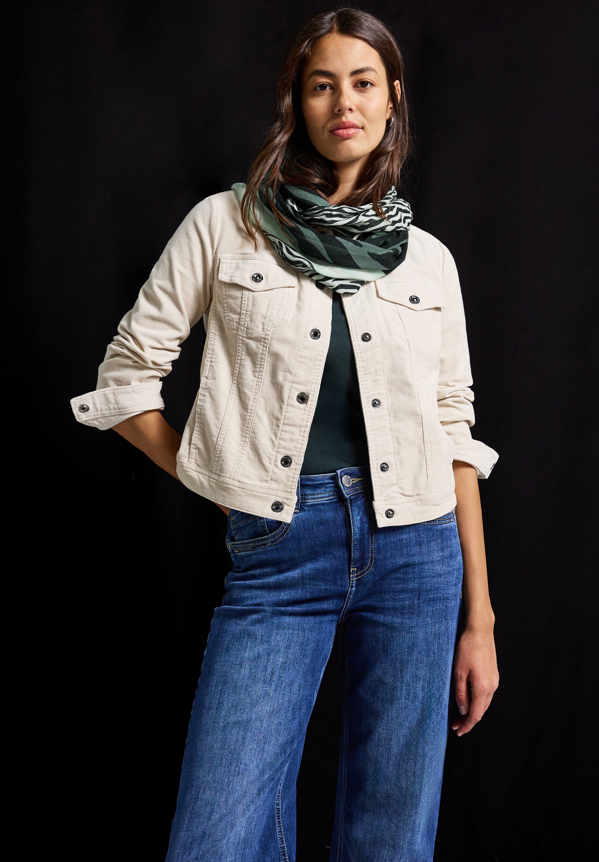 Street One Damen Loop Schal Mustermix Modal