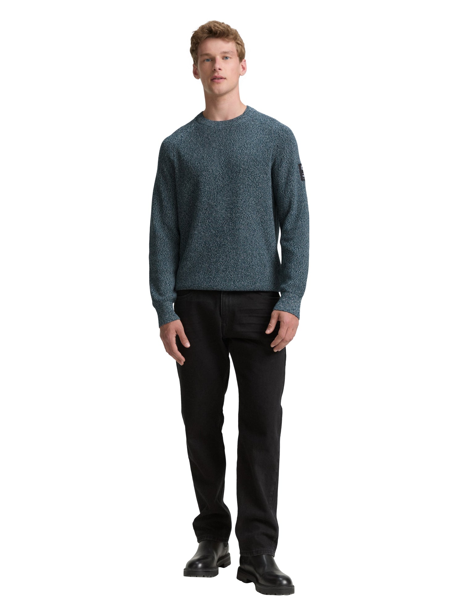 Strickpullover mit Struktur