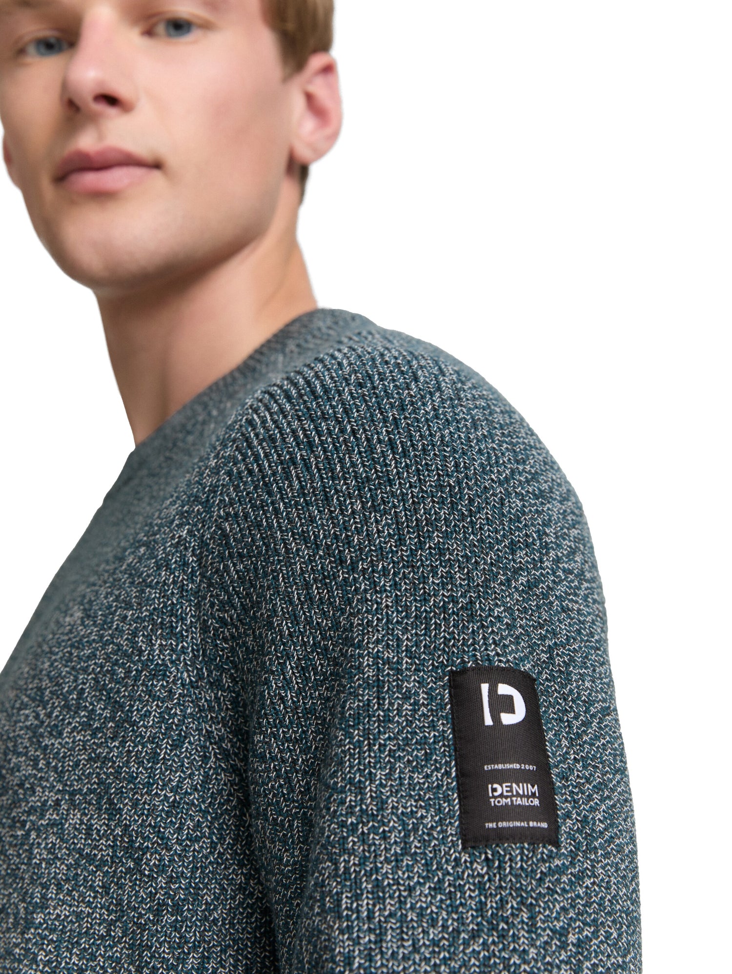 Strickpullover mit Struktur