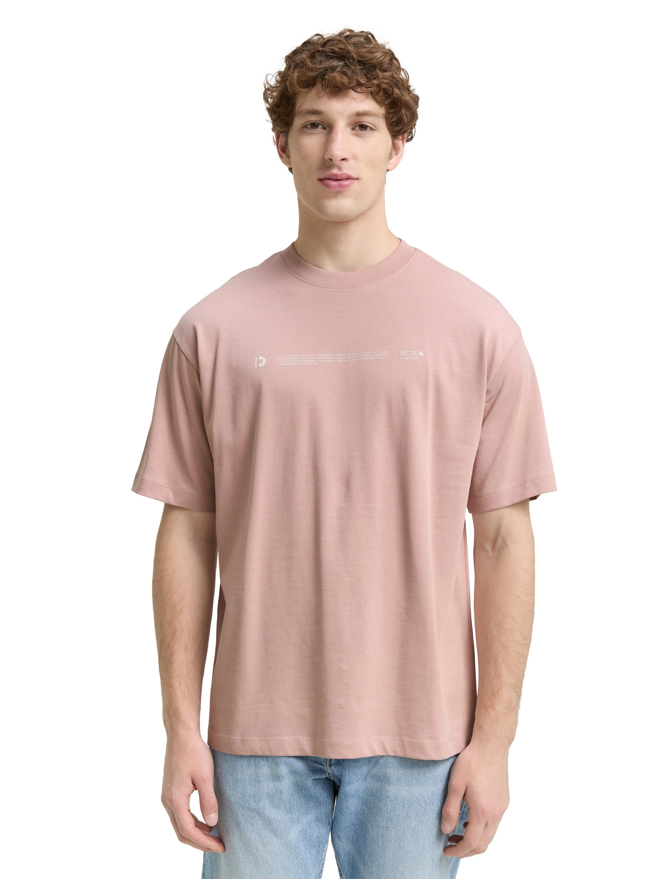 Heavy-Jersey T-Shirt mit Print
