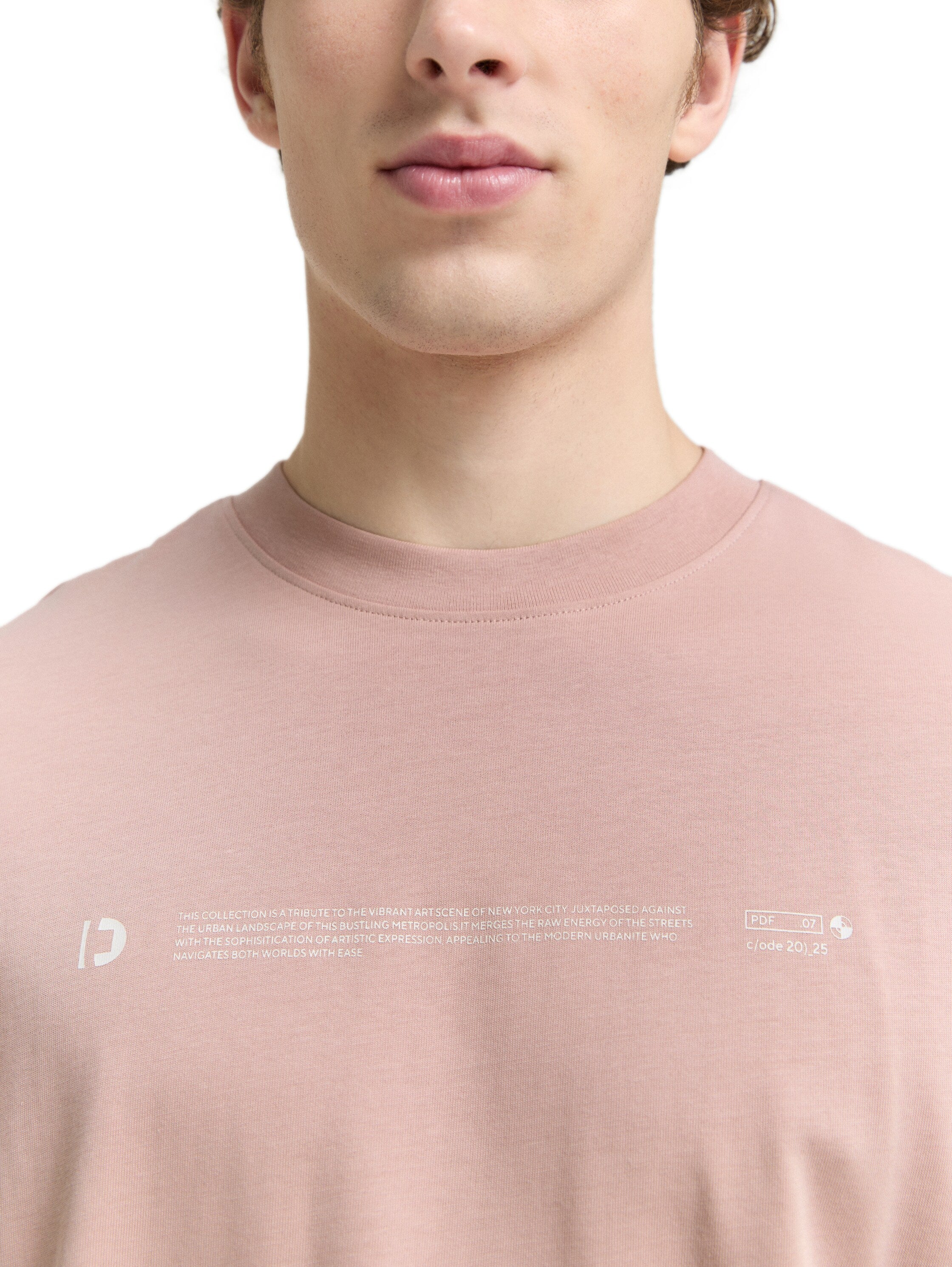 Heavy-Jersey T-Shirt mit Print