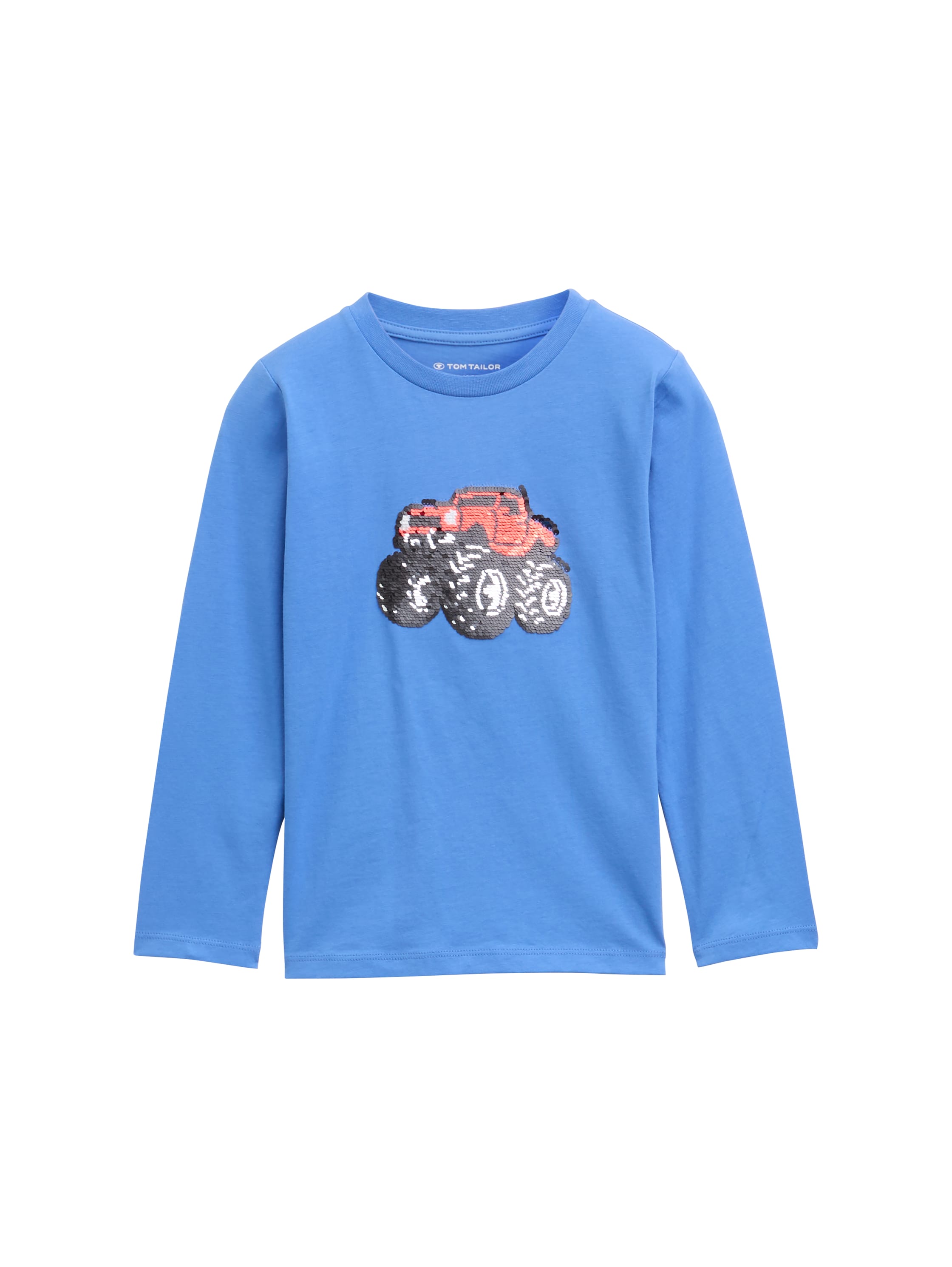 Langarmshirt mit Wendepailletten