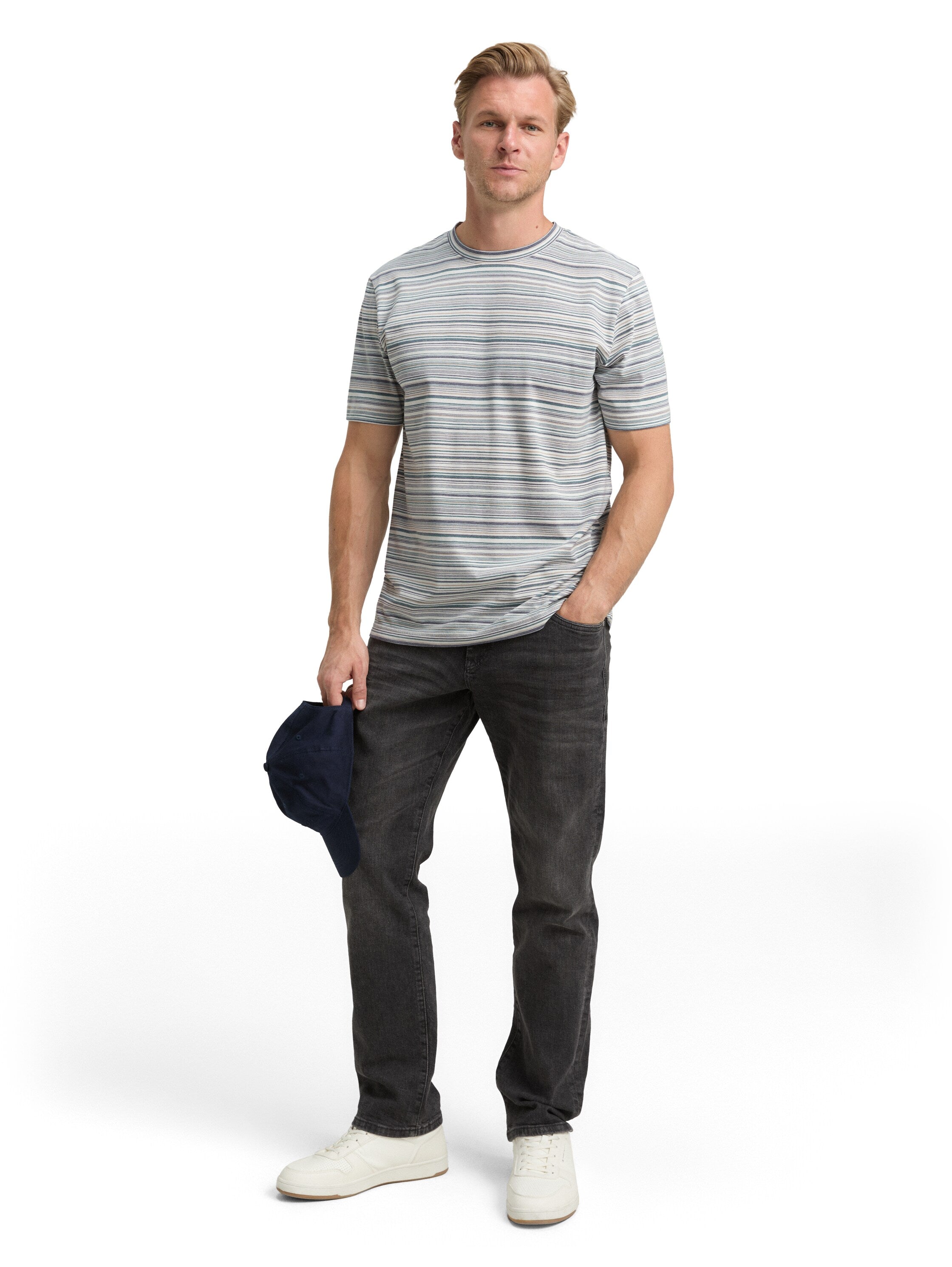 T-Shirt mit Streifenmuster