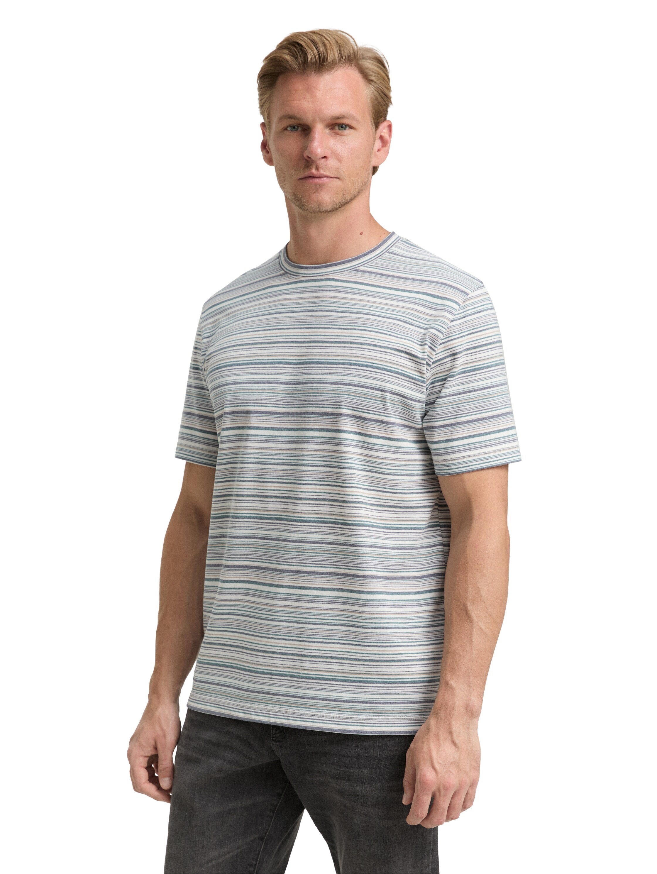 T-Shirt mit Streifenmuster
