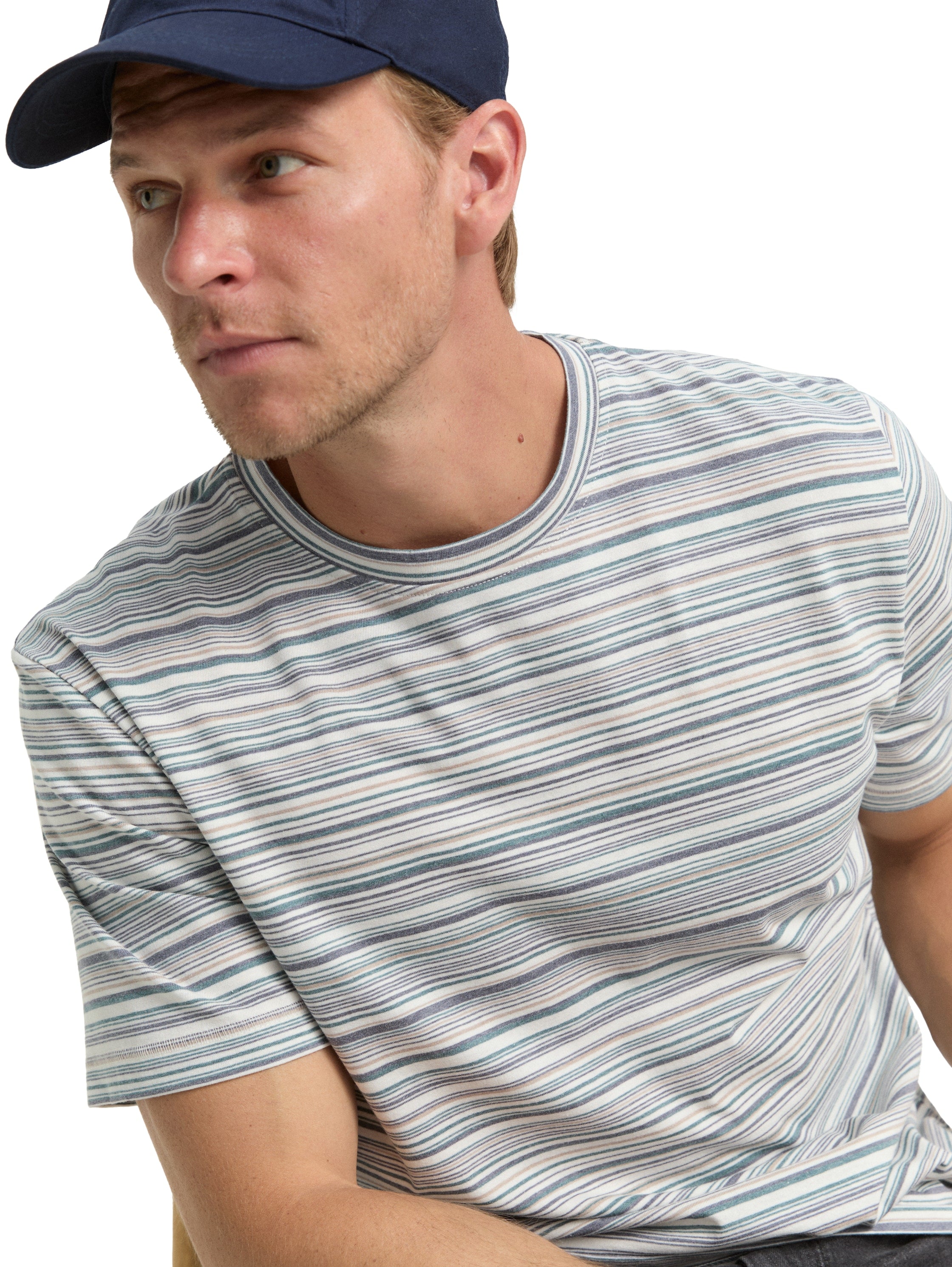 T-Shirt mit Streifenmuster