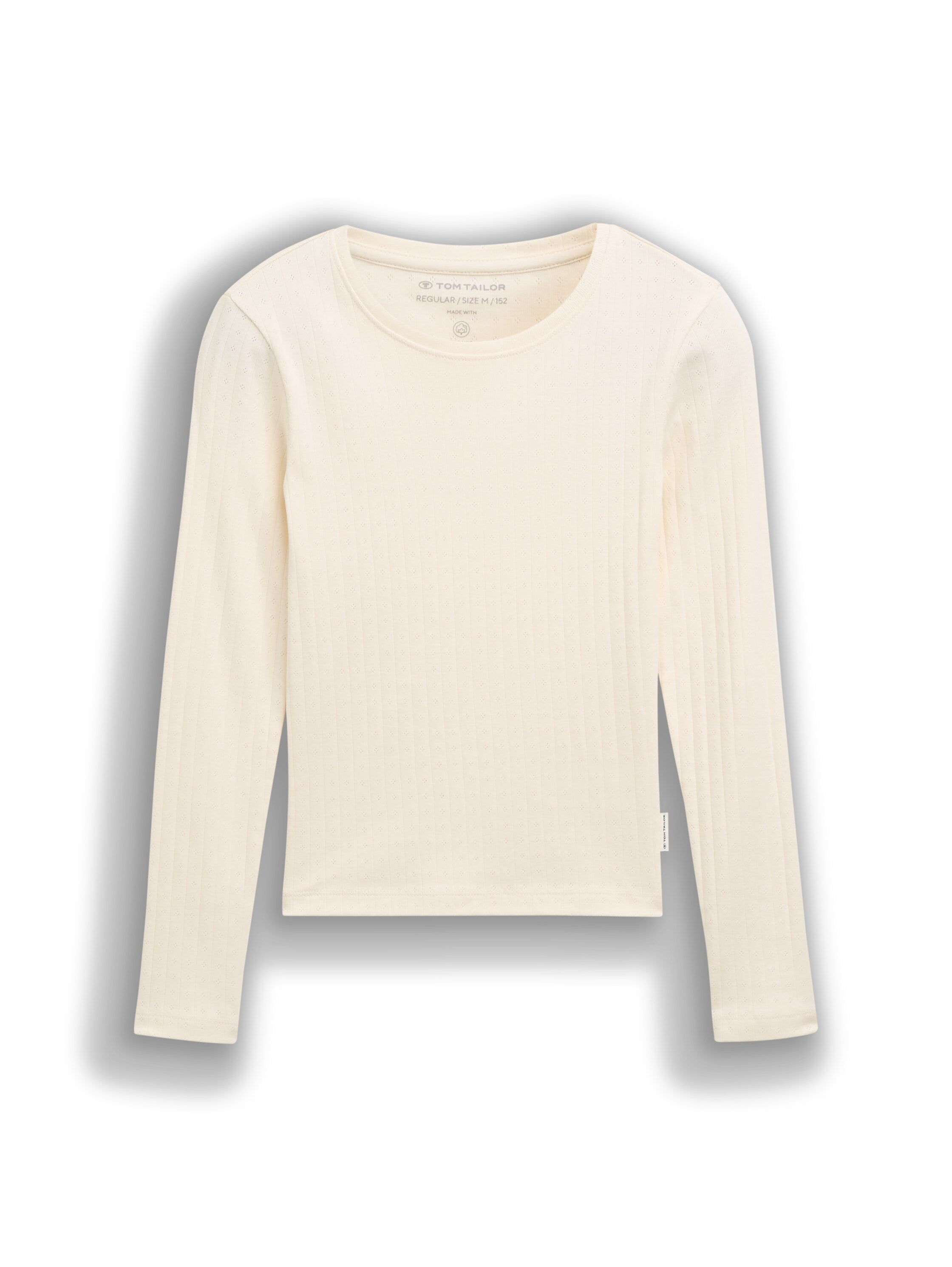 Pointelle Langarmshirt