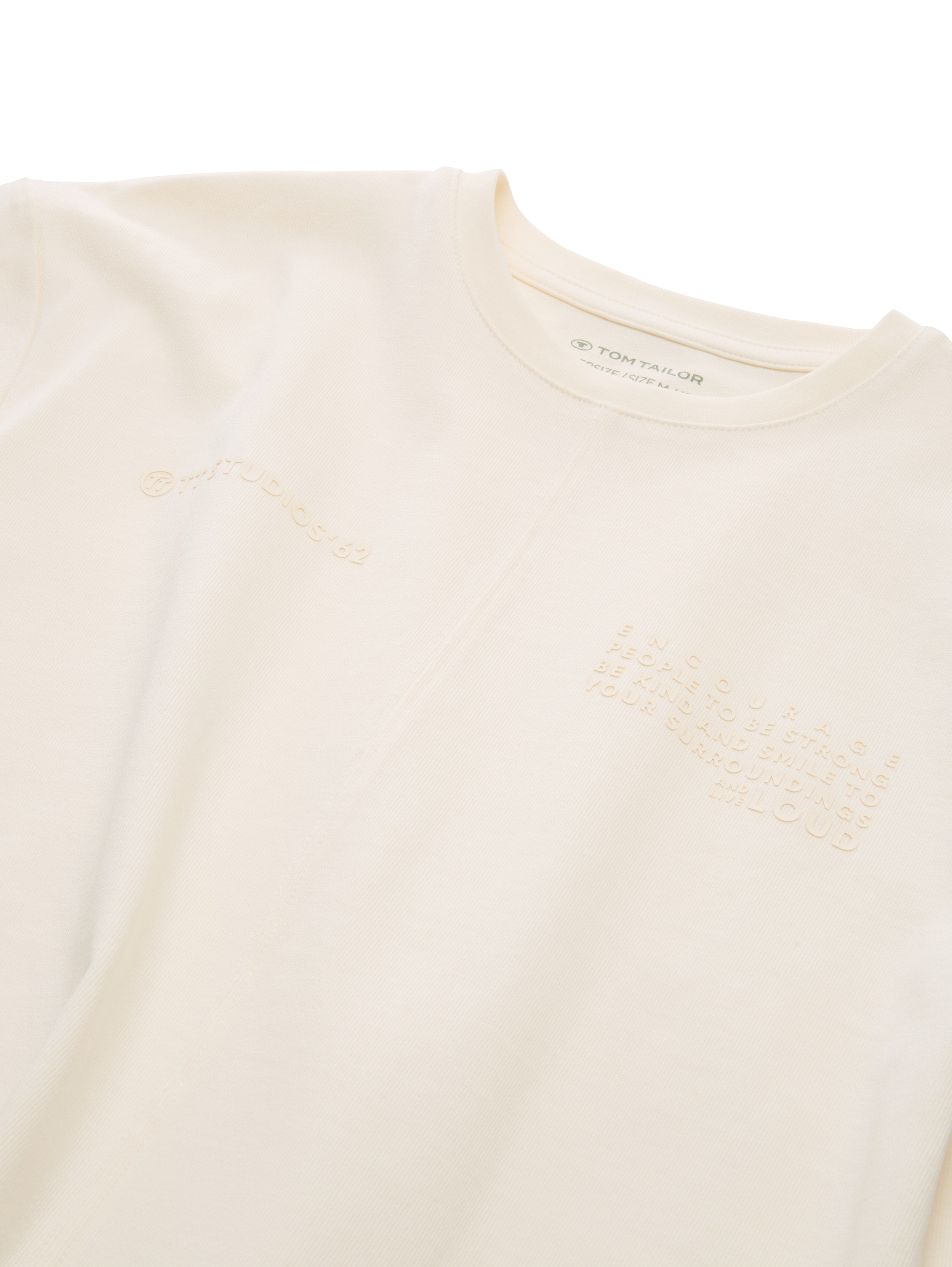 Oversized T-Shirt mit Ziernaht