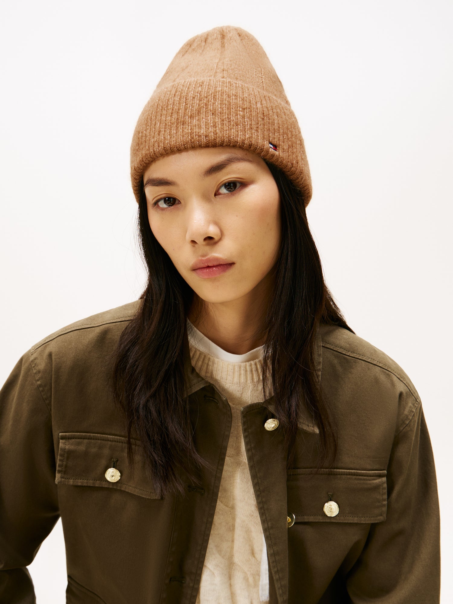 TH FLAG FLUFFY BEANIE