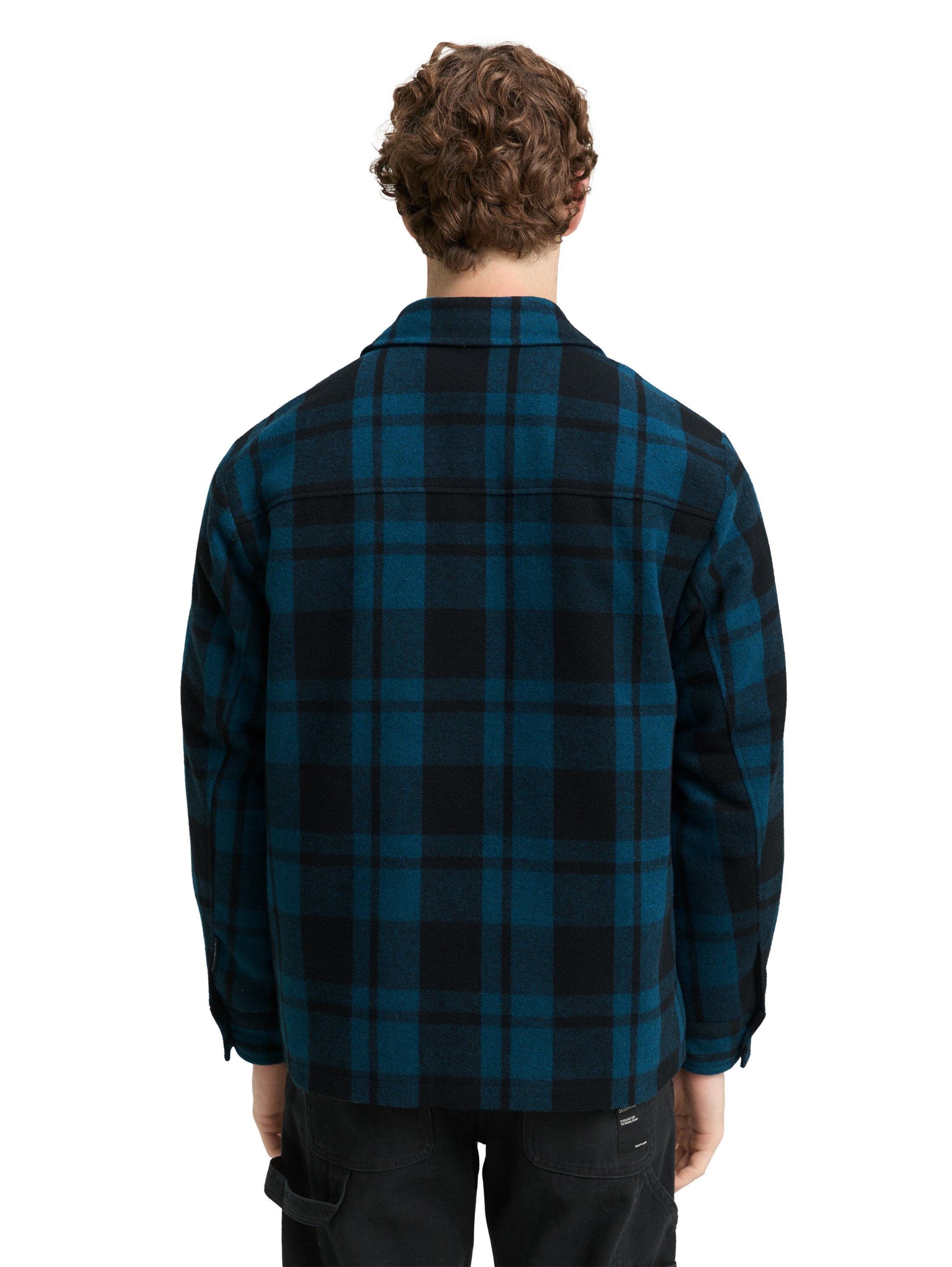 Overshirt Jacke in Woll-Optik