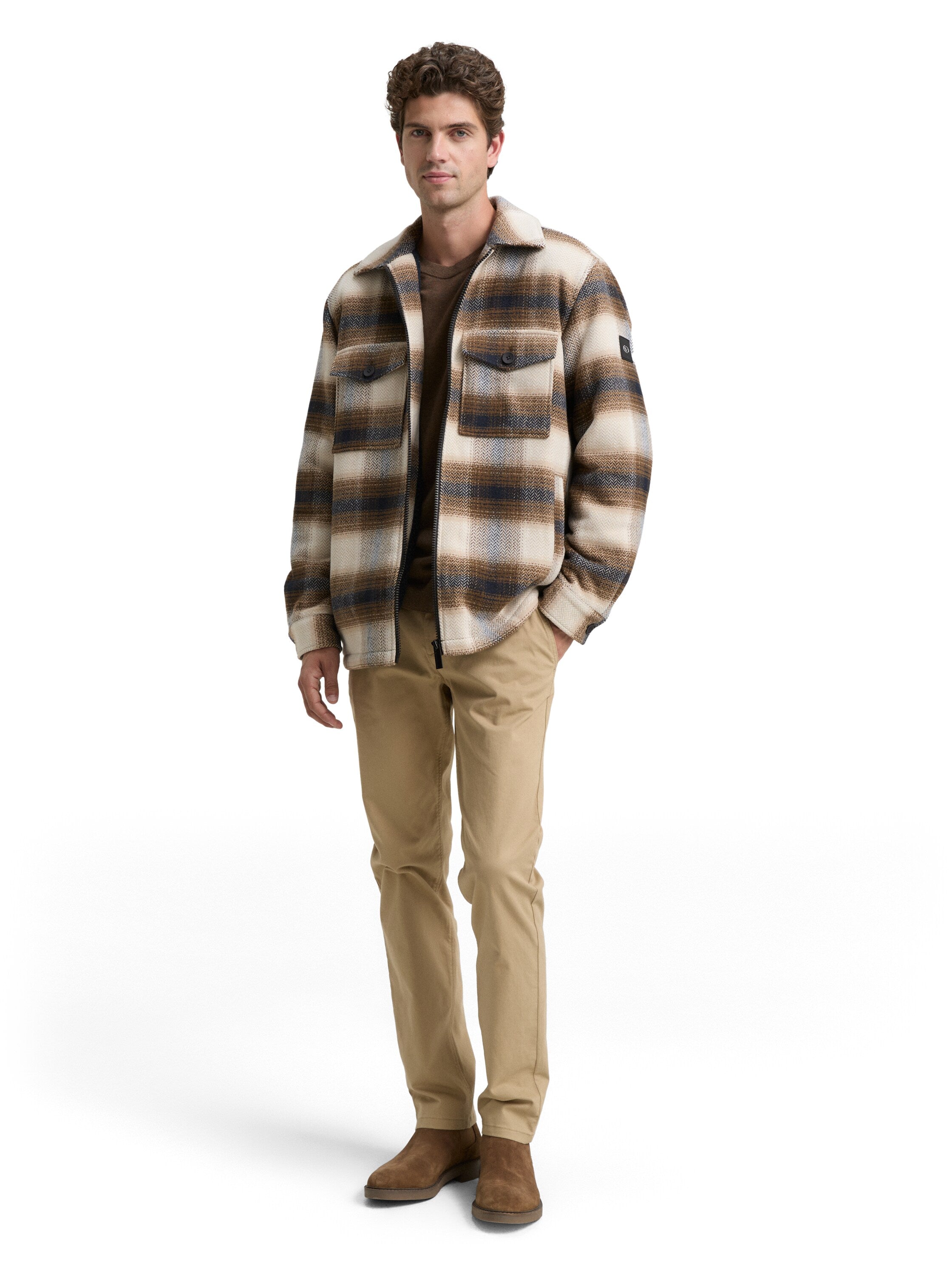 Overshirt mit Karomuster