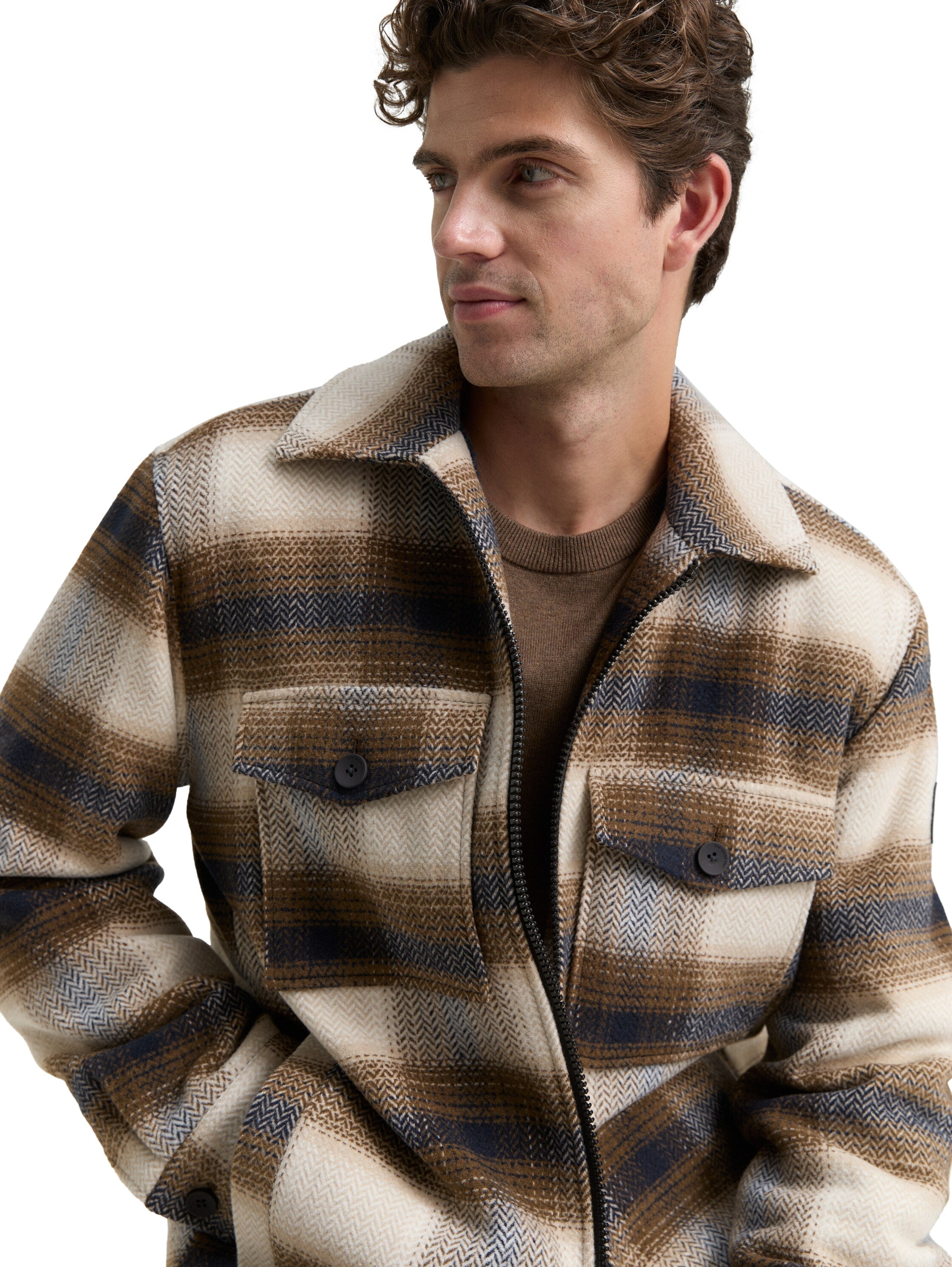 Overshirt mit Karomuster