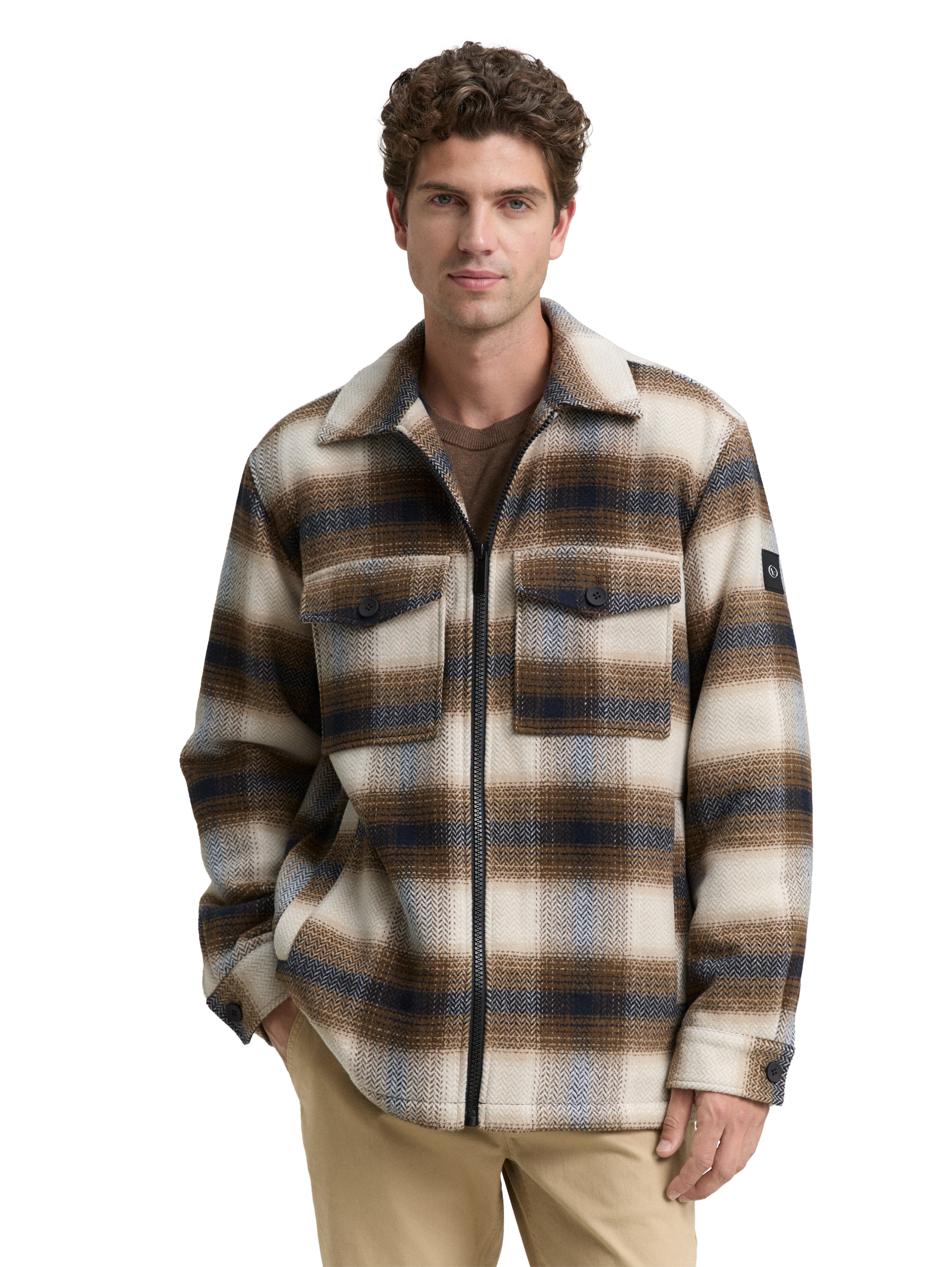 Overshirt mit Karomuster