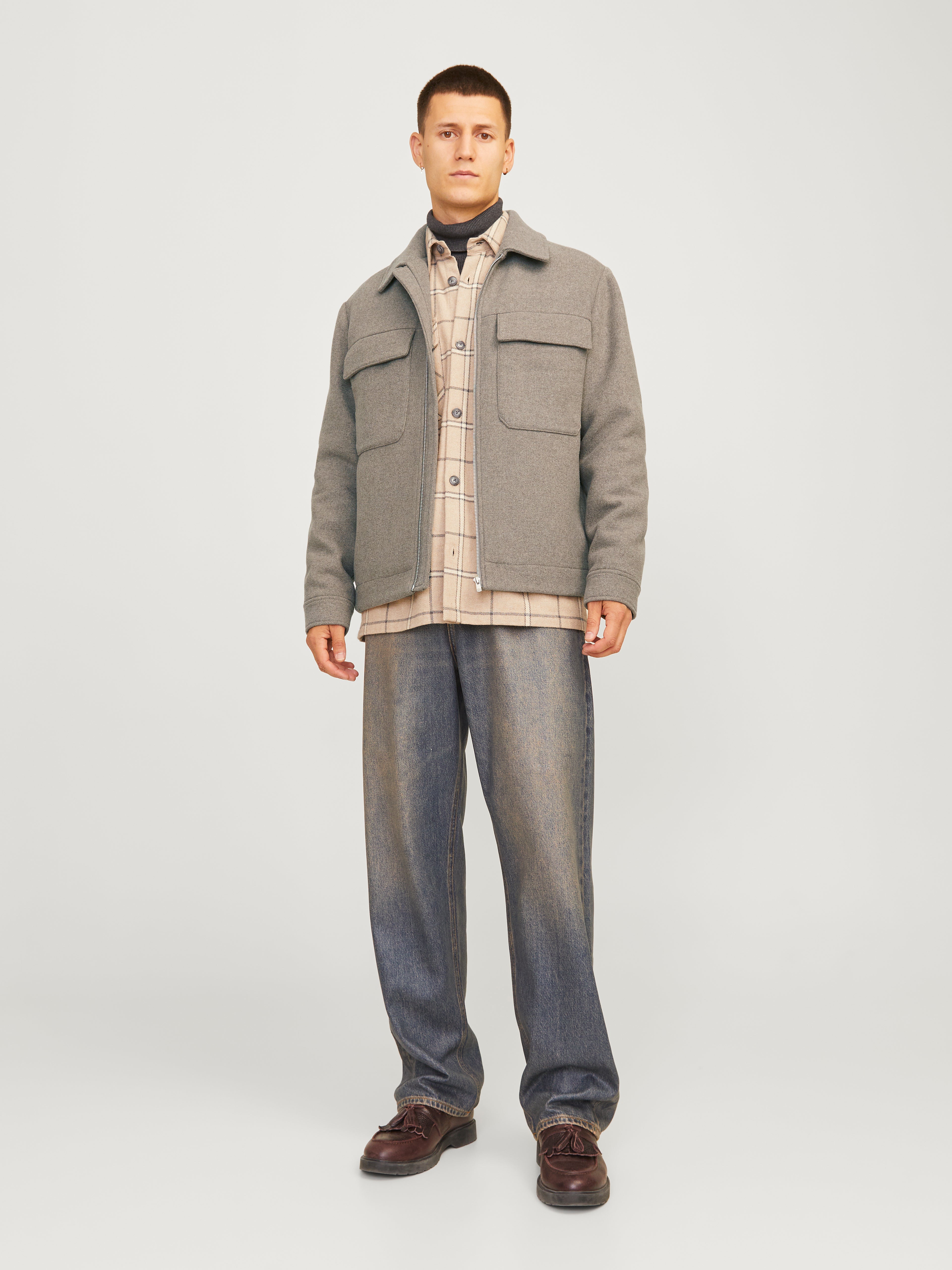 JPRCCRUSSEL WOOL BLEND JACKET SN